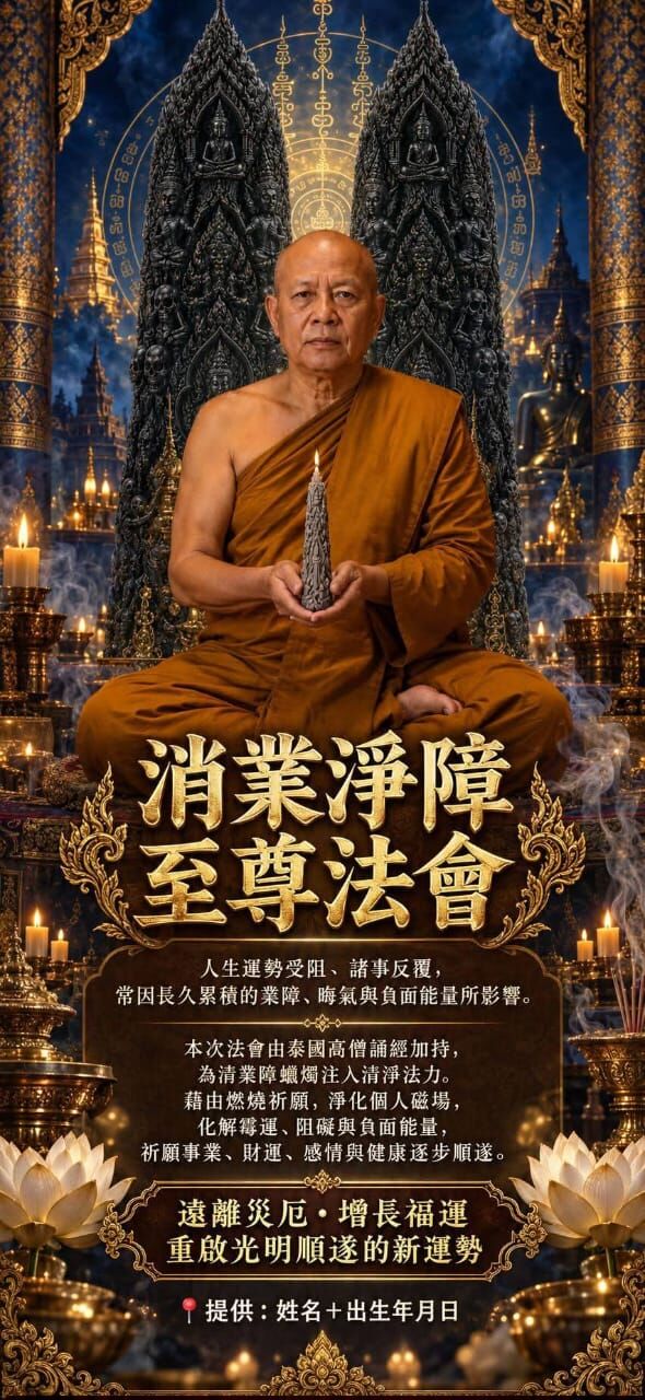消業淨障・至尊法會 10/8