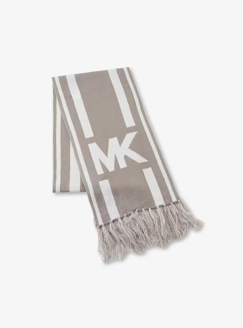 【預購】JM100716 Michael Kors 經典 Logo 流蘇針織圍巾