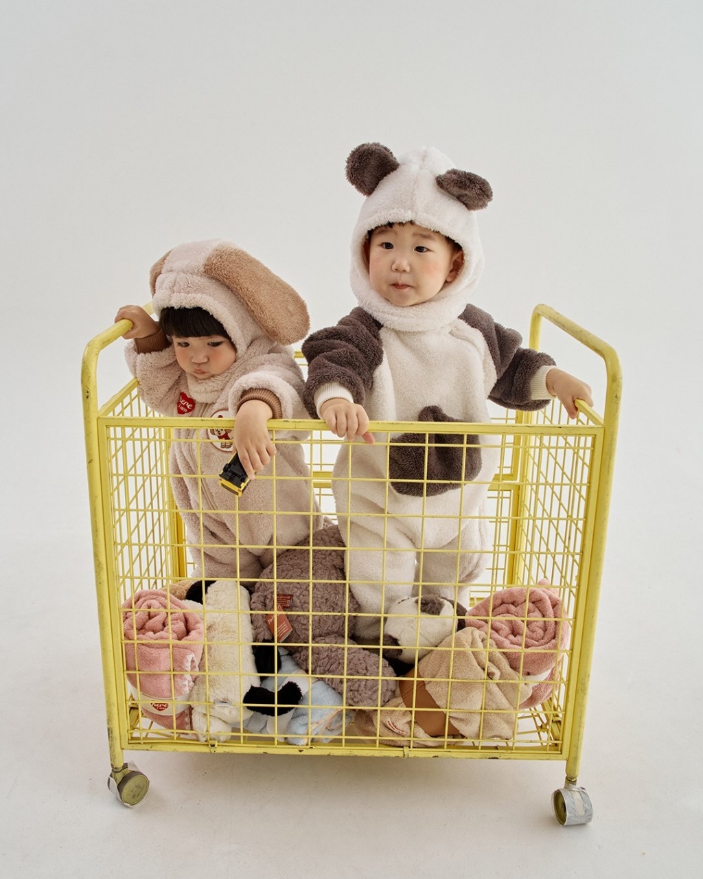 正韓秋hereiam 嫩嬰暖呼呼熊貓帽