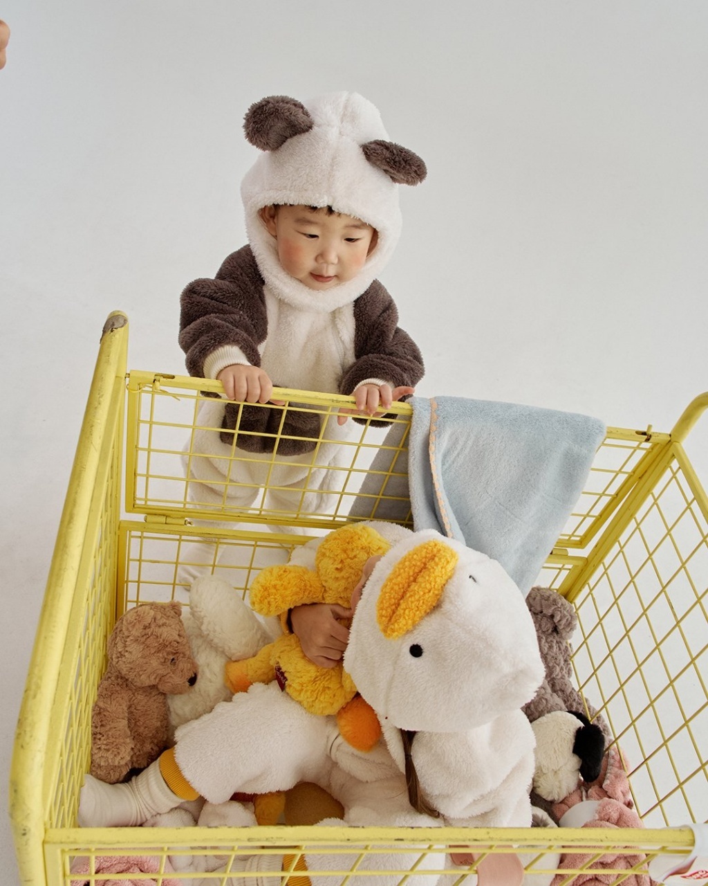 正韓秋hereiam 嫩嬰暖呼呼鴨鴨帽