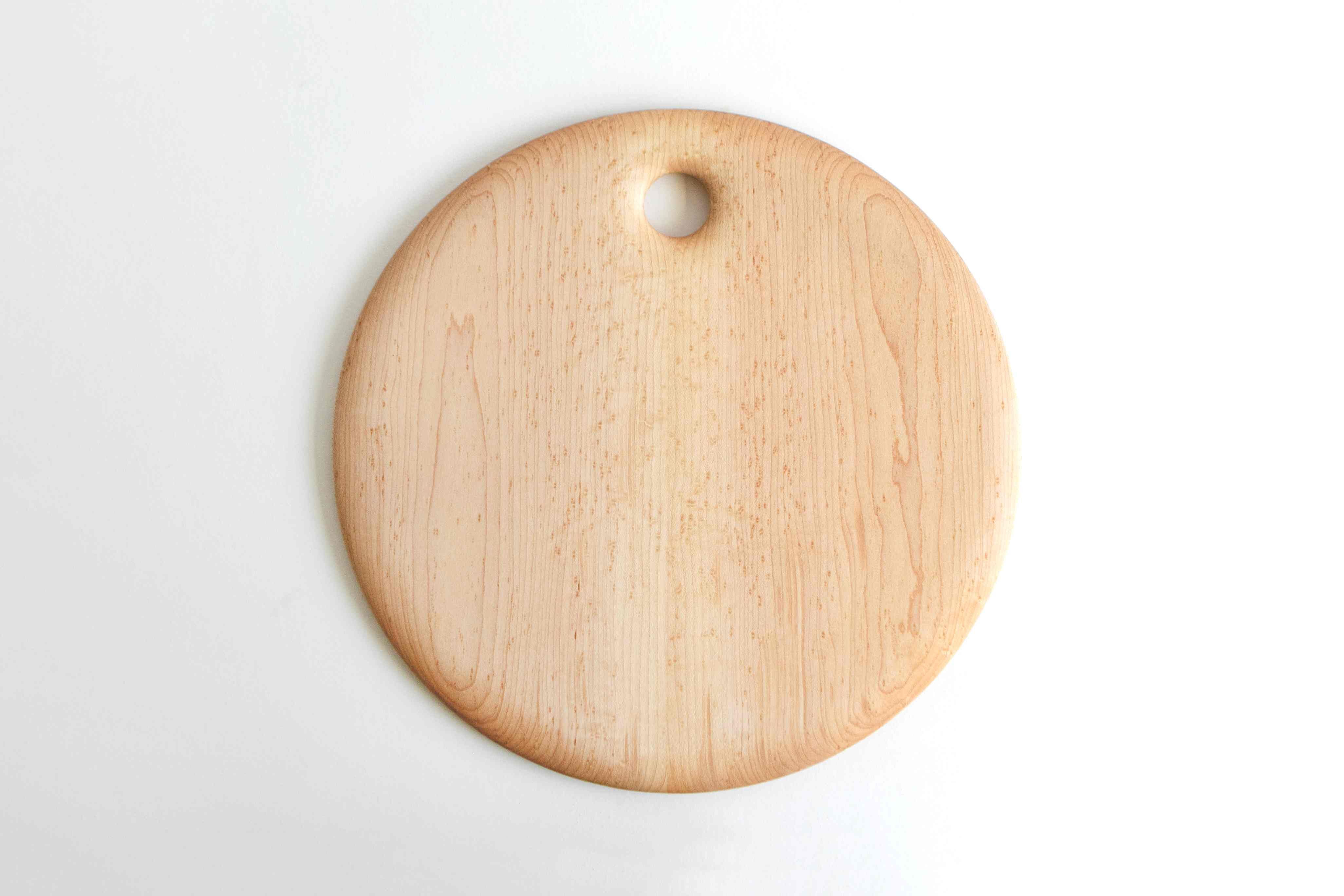 Edward Wohl - 鳥眼楓木麵包砧板 / 圓形 ( 直徑約35.6cm )