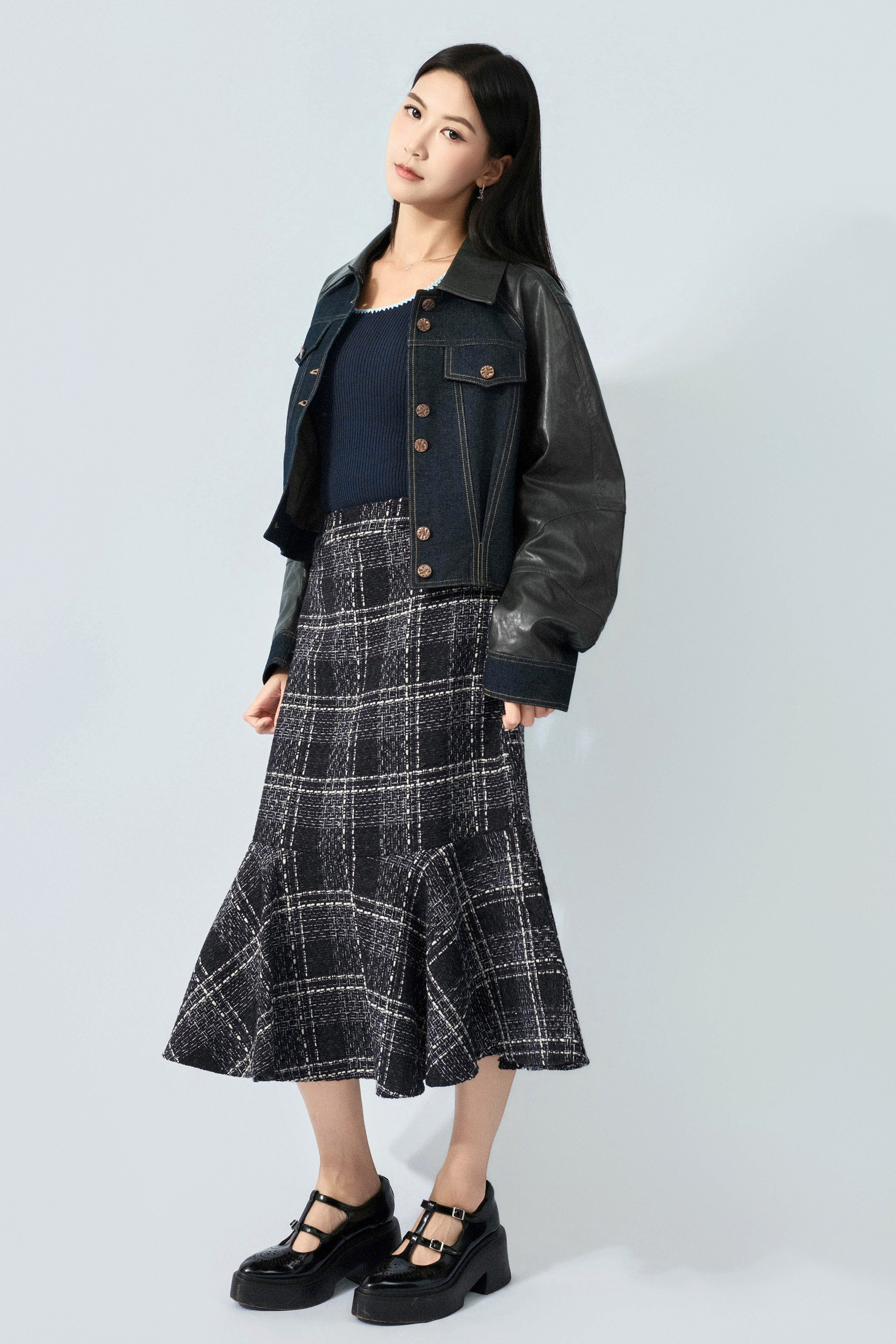 FW26_0111（外套＋上衣＋半截裙）