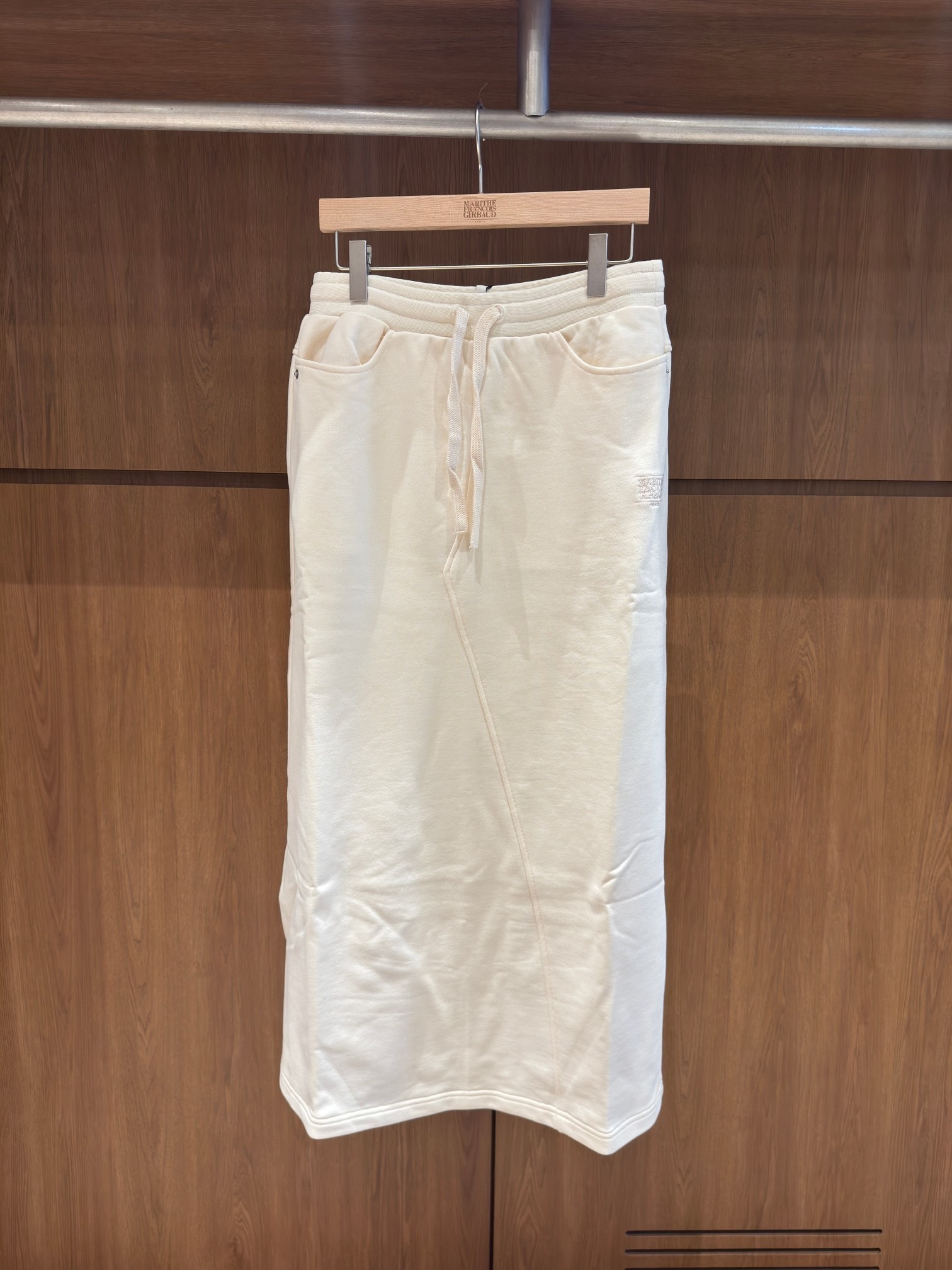 香港$770!!連線入code再減😱!! MARITHE FRANCOIS GIRBAUD (MFG)｜MFG46FSS101 W CLASSIC LOGO LONG SWEAT SKIRT [3 colors] M382