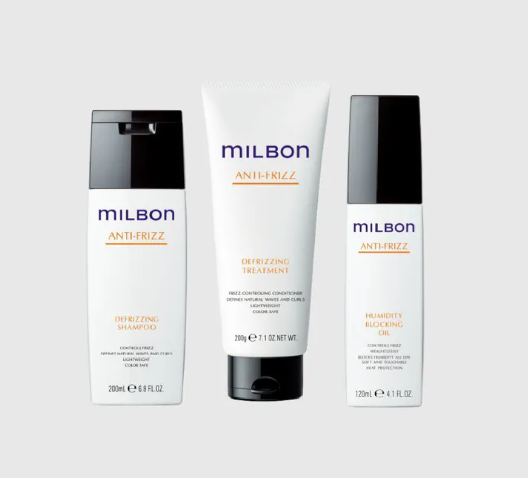 milbon順澤洗髮精、護髮素