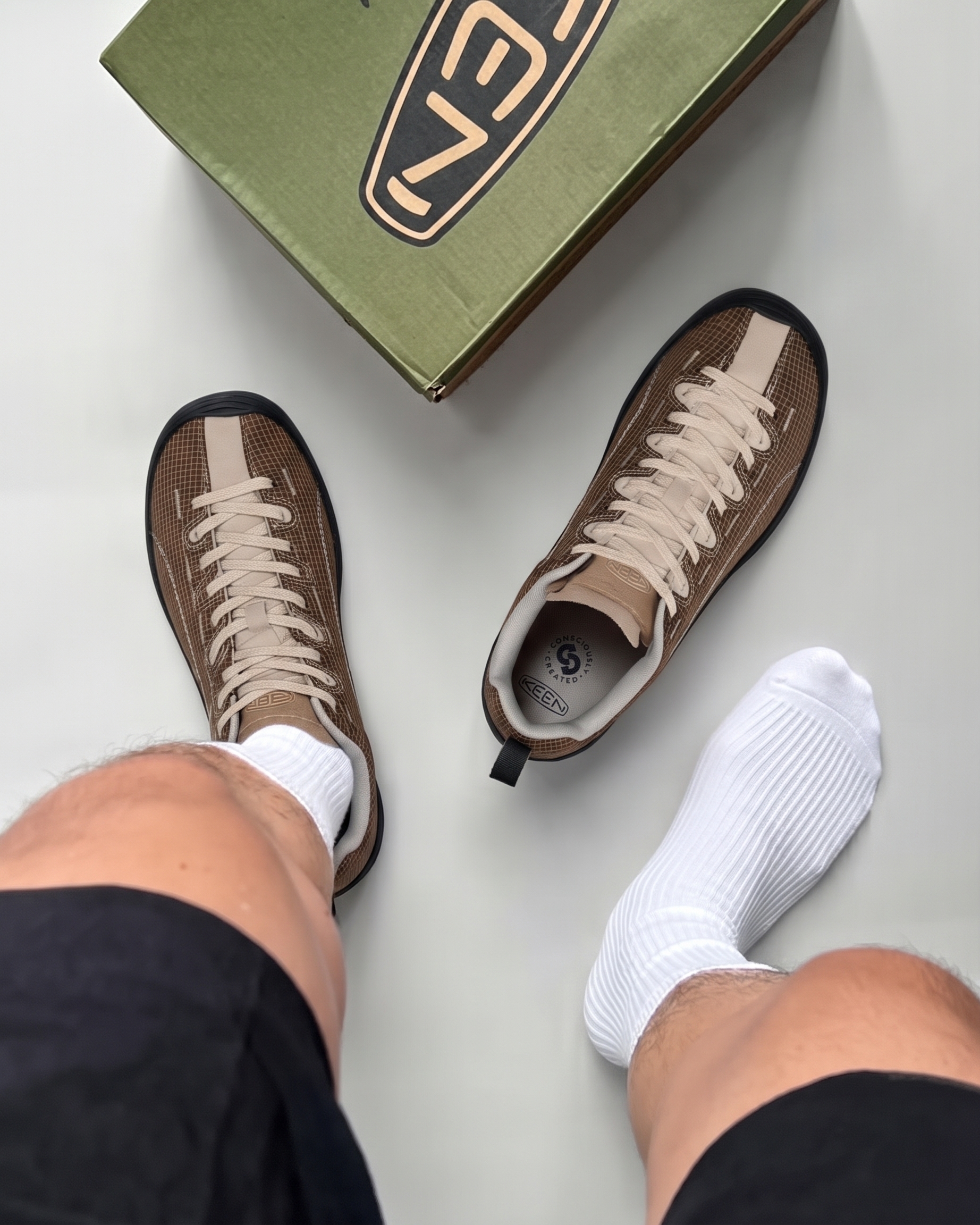 Keen Jasper 防水 格紋 尼龍 露營鞋 戶外鞋 兩色