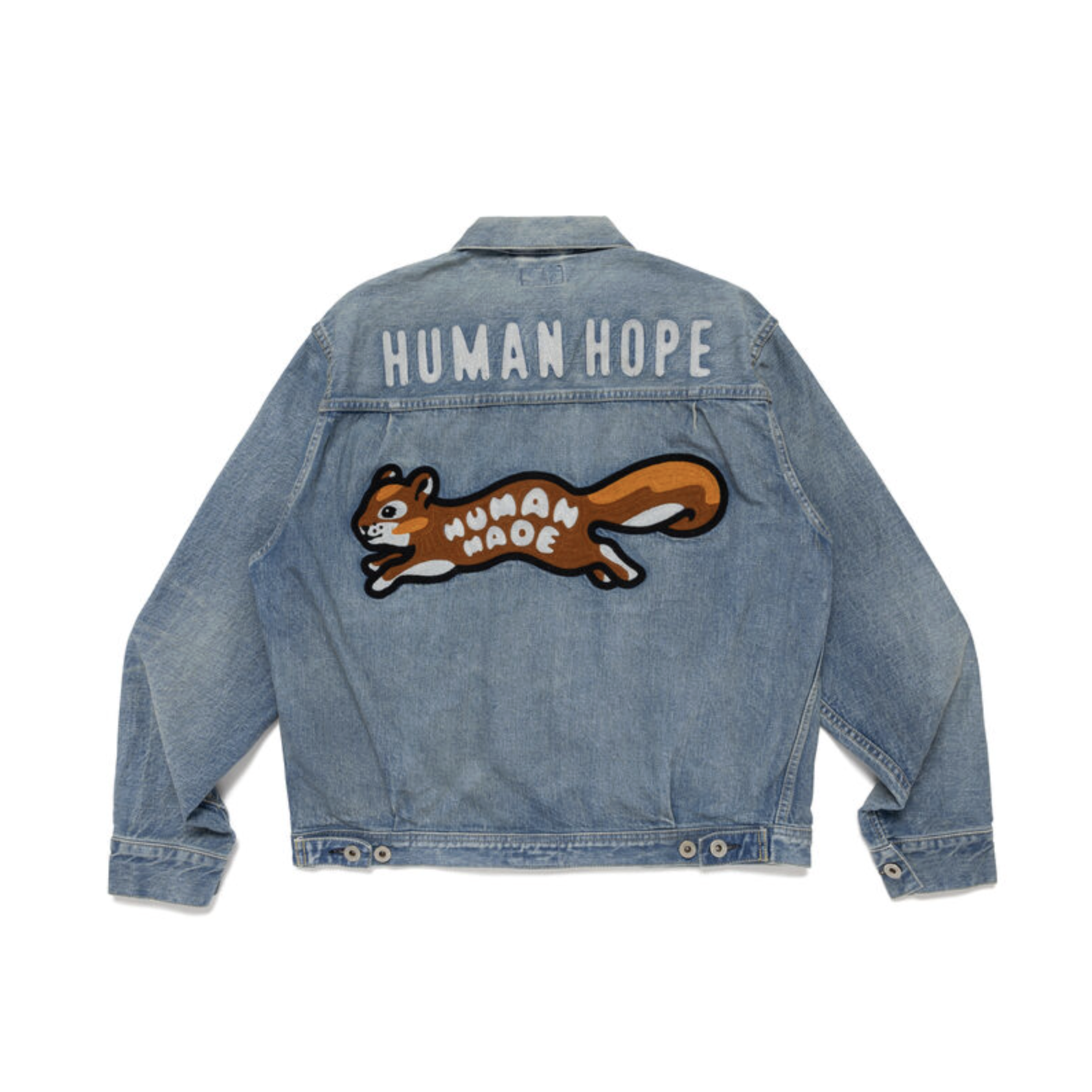 HUMAN MADE HOPE DENIM WORK JACKET 牛仔 丹寧 工裝外套 淺藍-XX31JK002