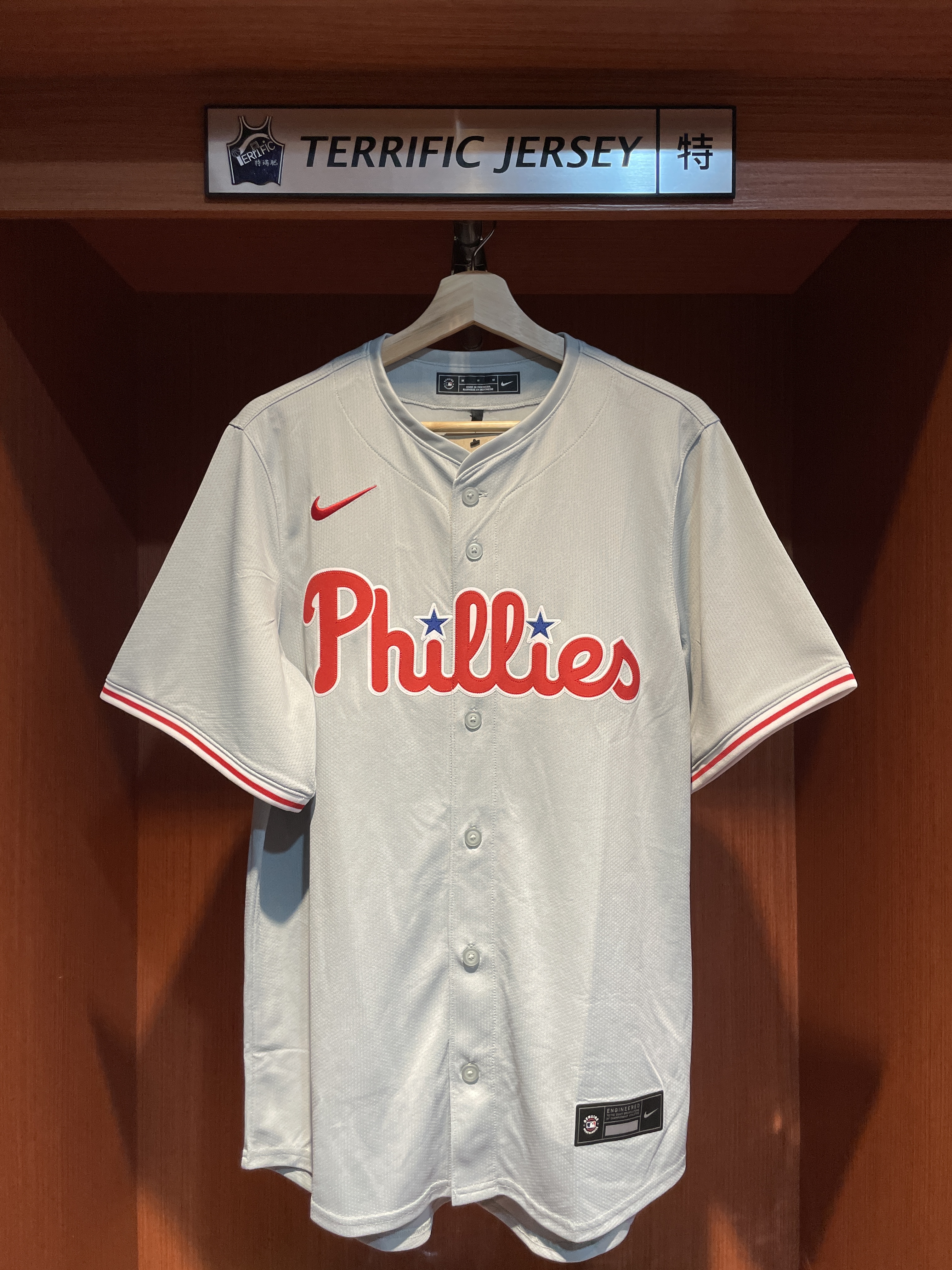 MLB球衣 Bryce Harper 費城費城人灰 Road Nike Limited Player Name Jersey 球迷版 熱轉印 全新