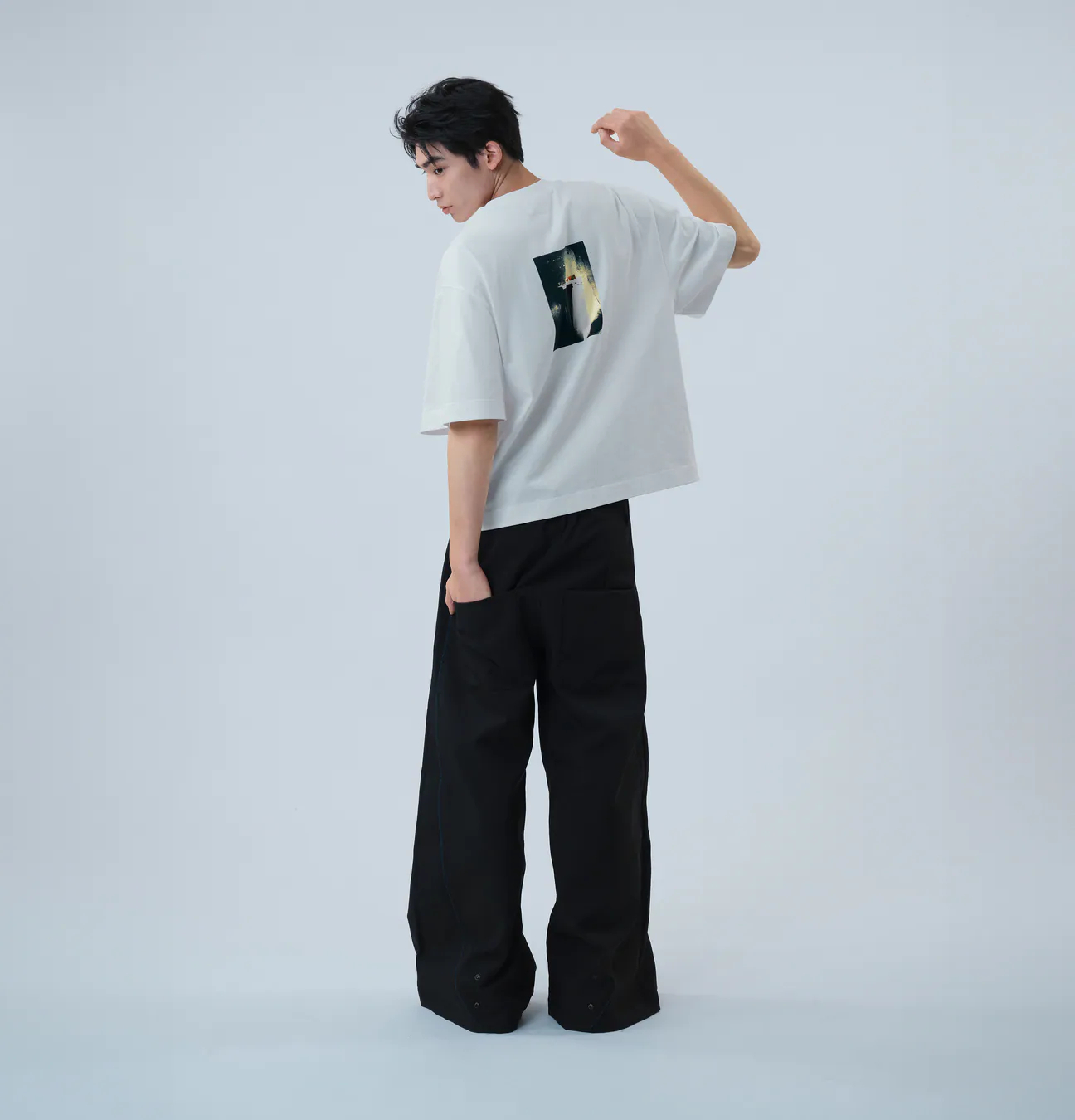 MELSIGN｜Outline Piped Pants (Black)
