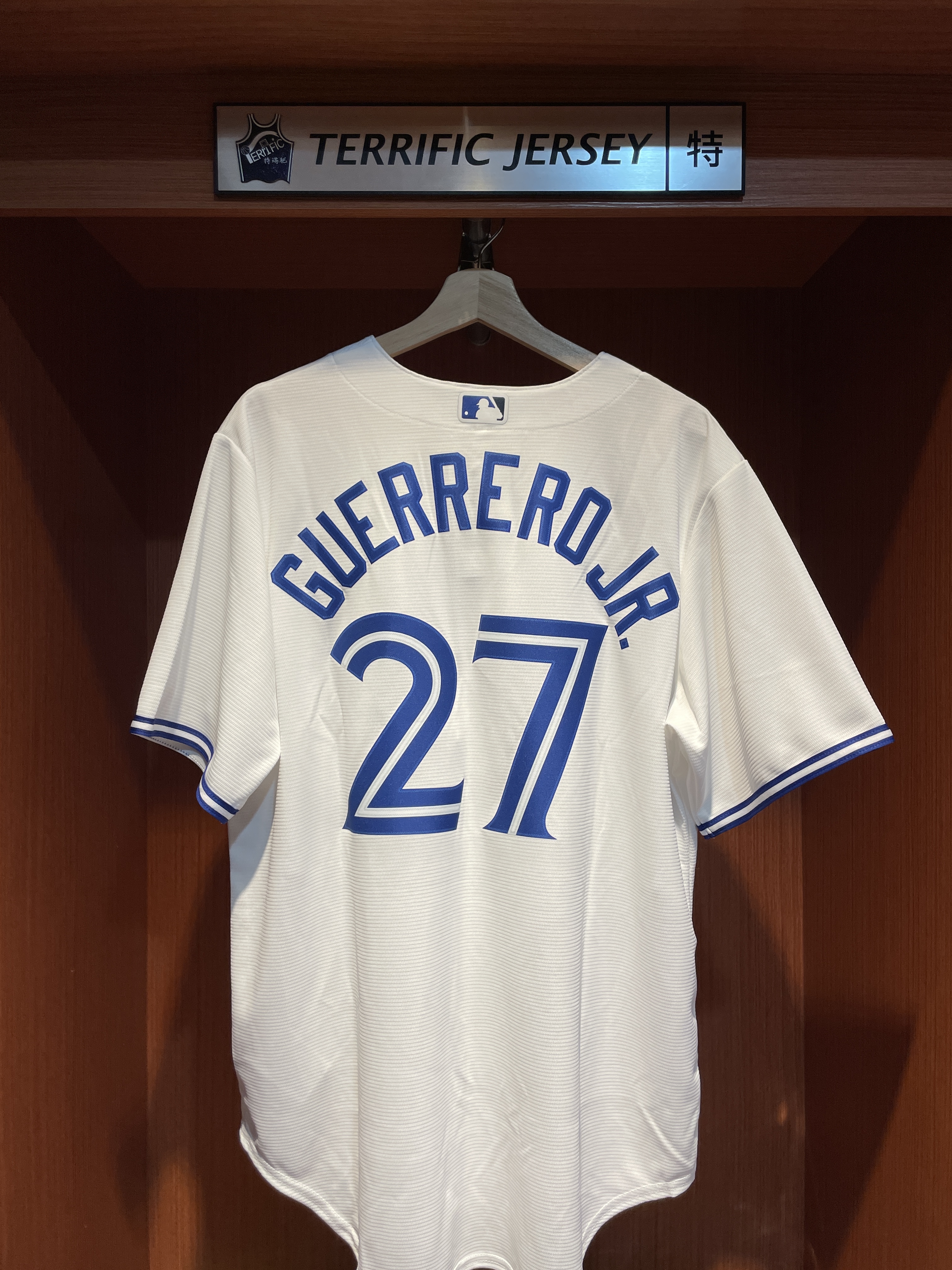 MLB球衣 Vladimir Guerrero Jr. 多倫多藍鳥白 Home Nike Replica Player Name Jersey 球迷版 熱轉印 全新