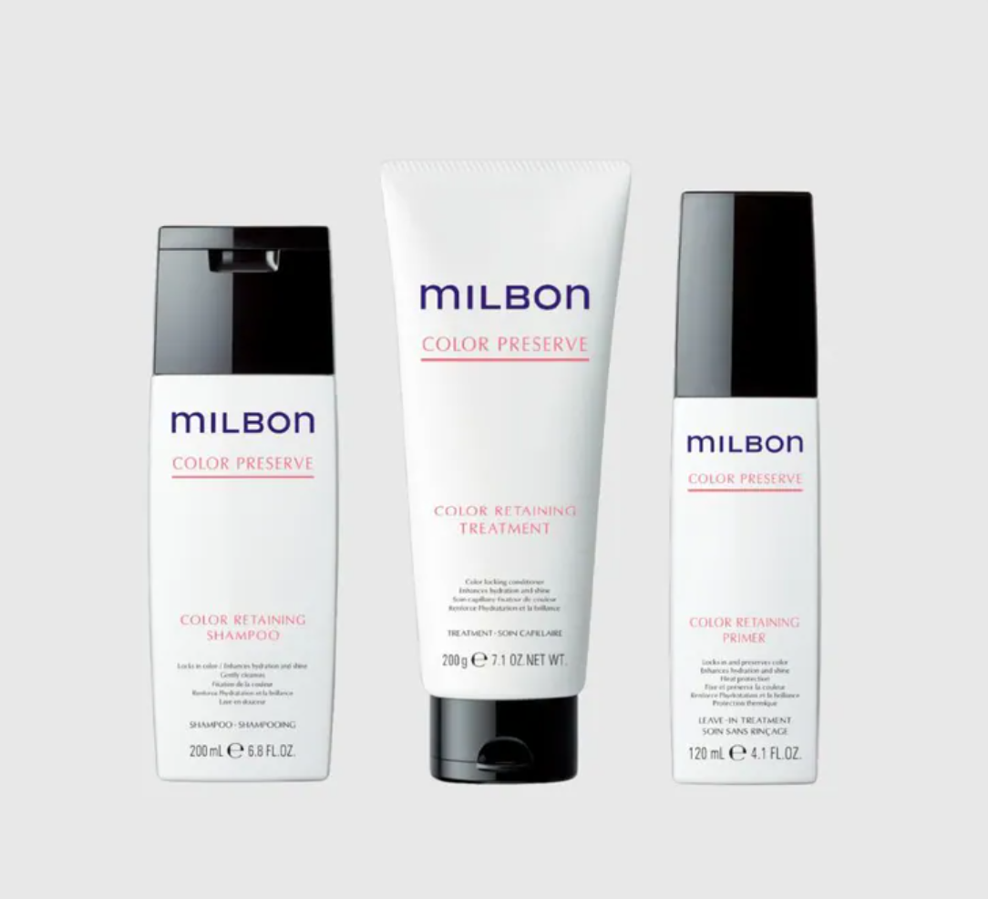 milbon燦漾洗髮精、護髮素