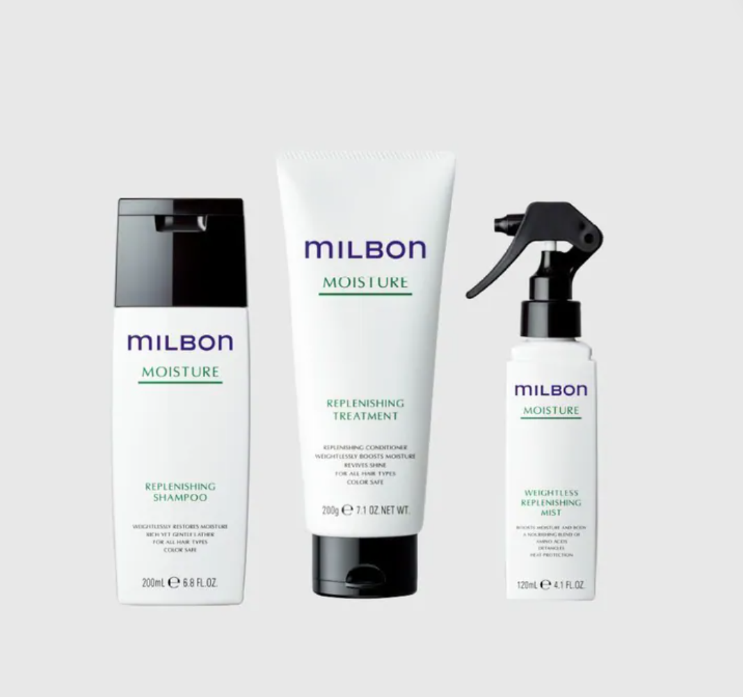 milbon水妍洗髮精、護髮素