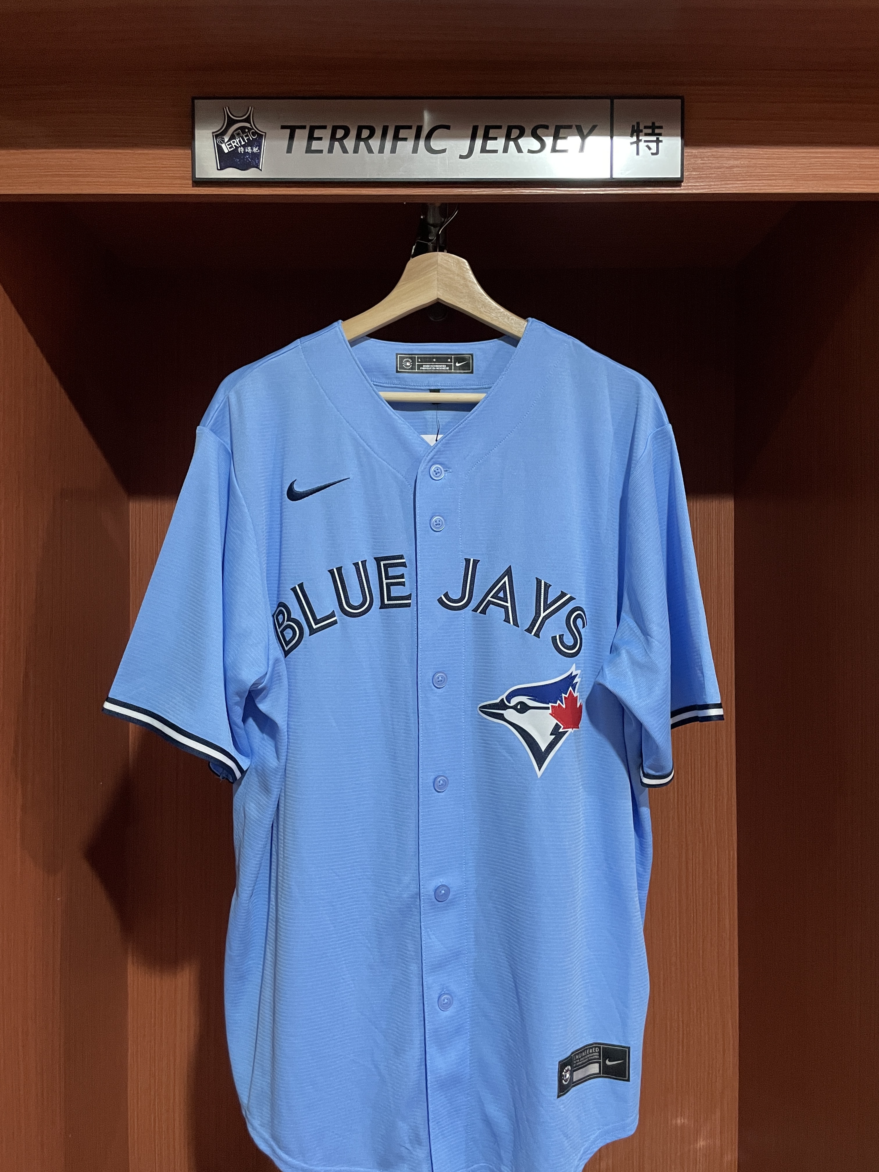 MLB球衣 Vladimir Guerrero Jr. 多倫多藍鳥水藍 Alternate Nike Replica Player Name Jersey 球迷版 熱轉印 全新
