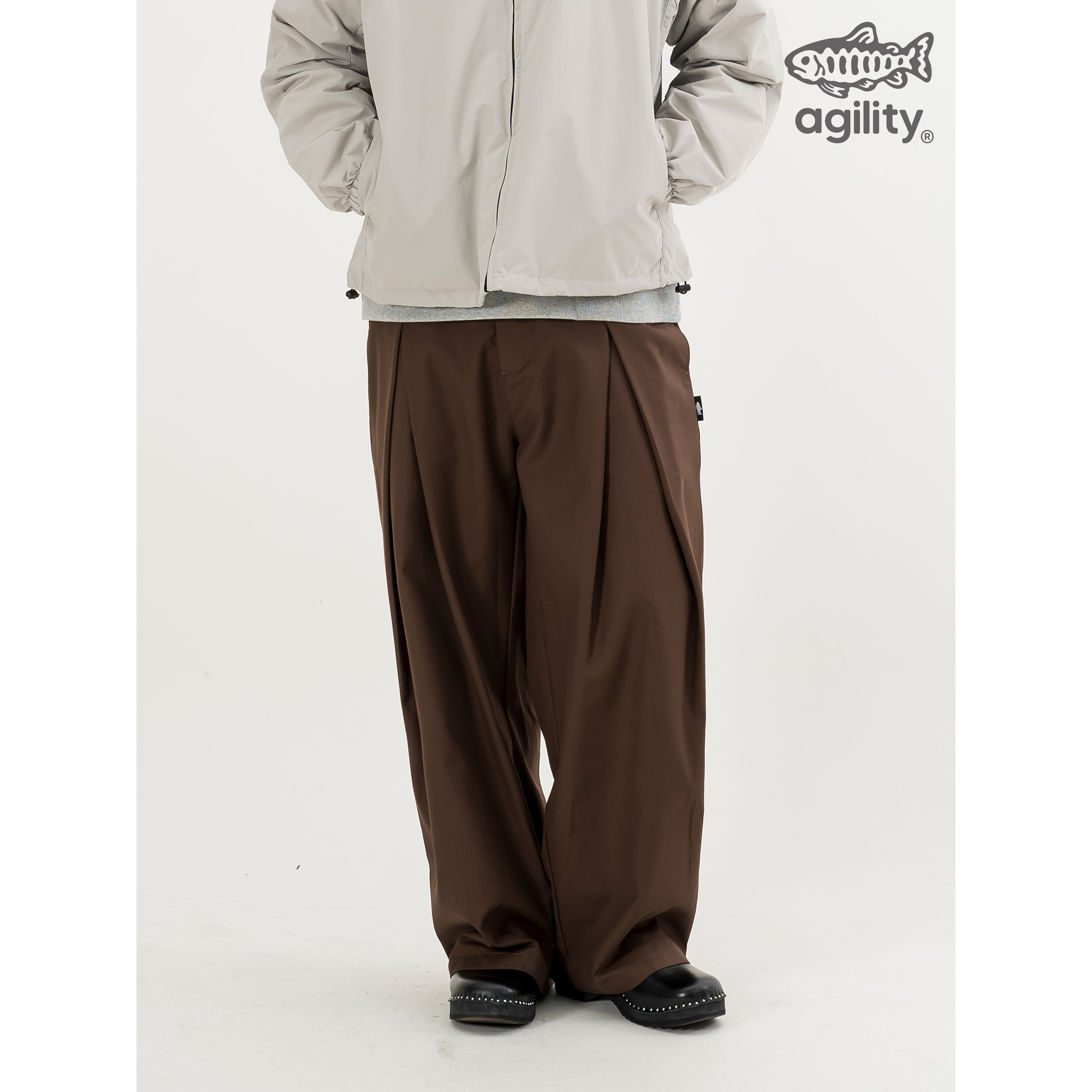 AGILITY Big Pleated Wide Leg Pants  大打褶 闊腿 西裝長褲 [AC8]