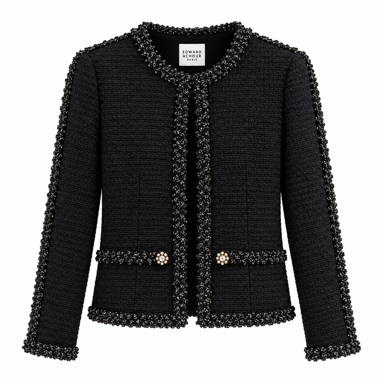 1EA1010-057 [EDWARD ACHOUR] Women Jacket Black #110119/1107/05 (EU)