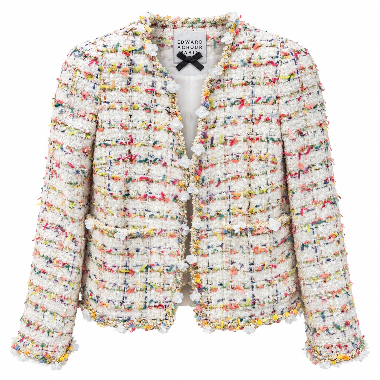 1EA1010-049 [EDWARD ACHOUR] Women Jacket Ivory #110102/1102/01 (EU)