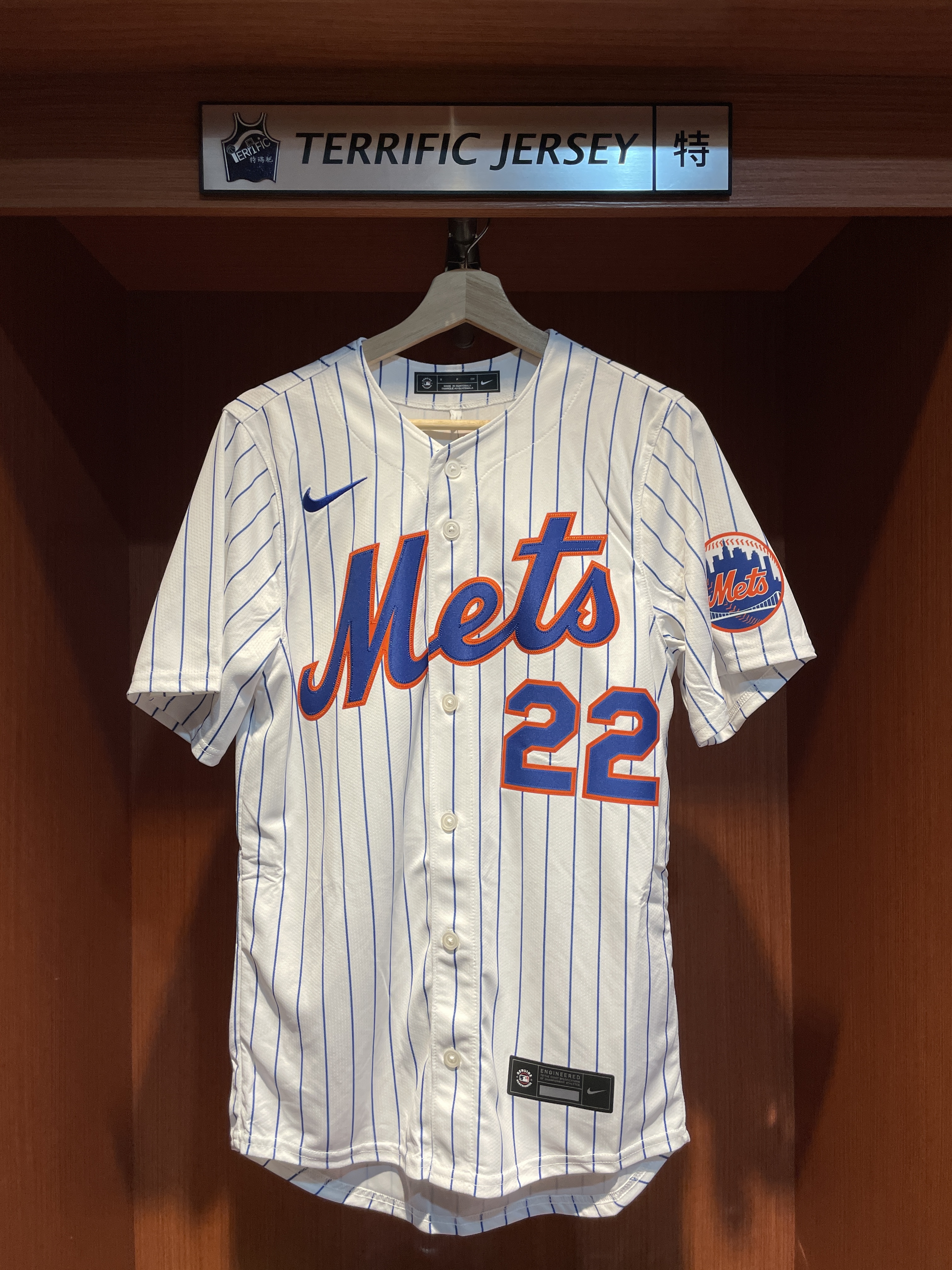 MLB球衣 Juan Soto 紐約大都會白條紋 Home Nike Limited Player Name Jersey 球迷版 熱轉印 全新