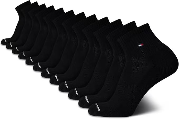 【預購】TOMMY HILFIGER N1007220 男裝運動短襪 (12對裝)