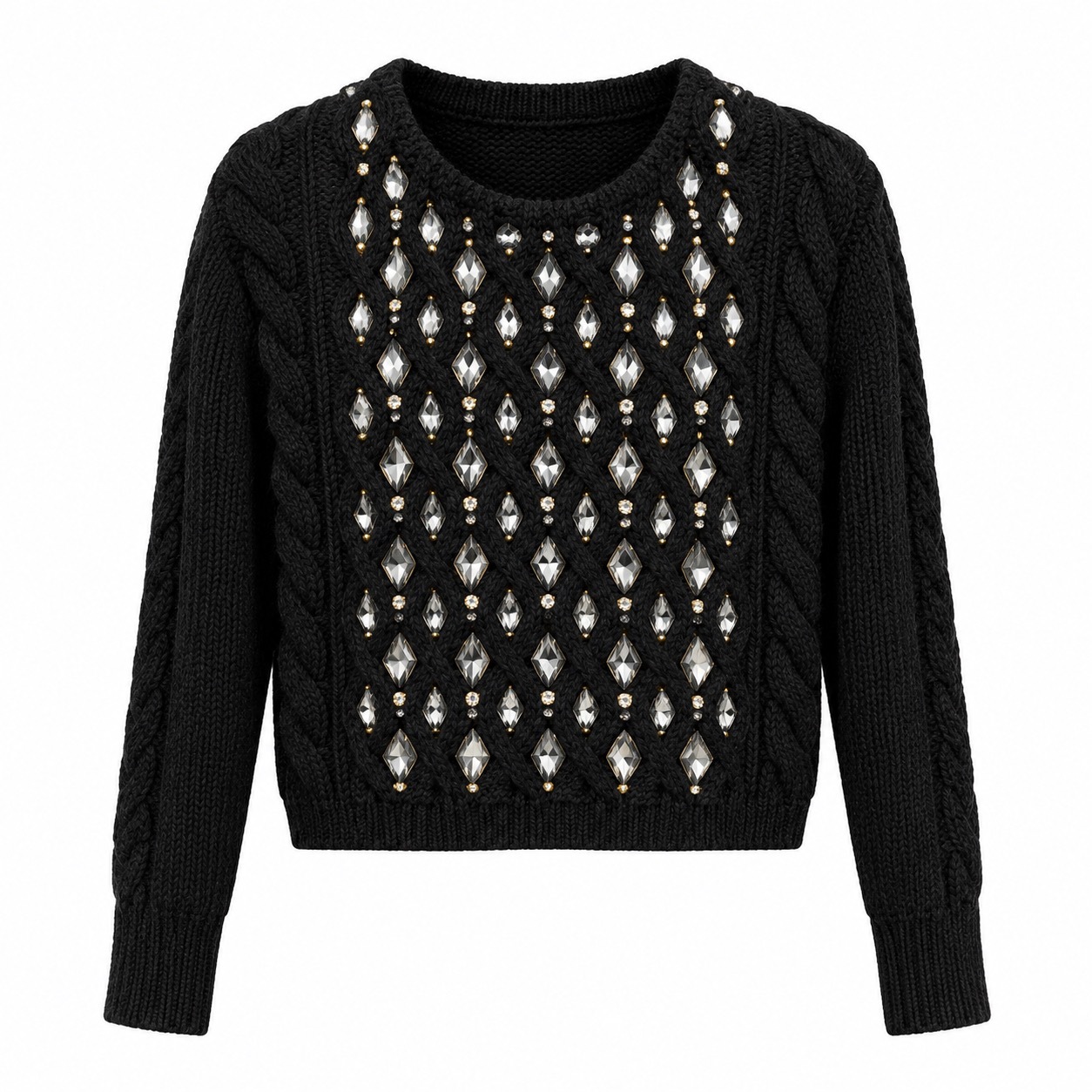 1EA1010-046 [EDWARD ACHOUR] Classic Knit Black #111523/1196/05 (EU)