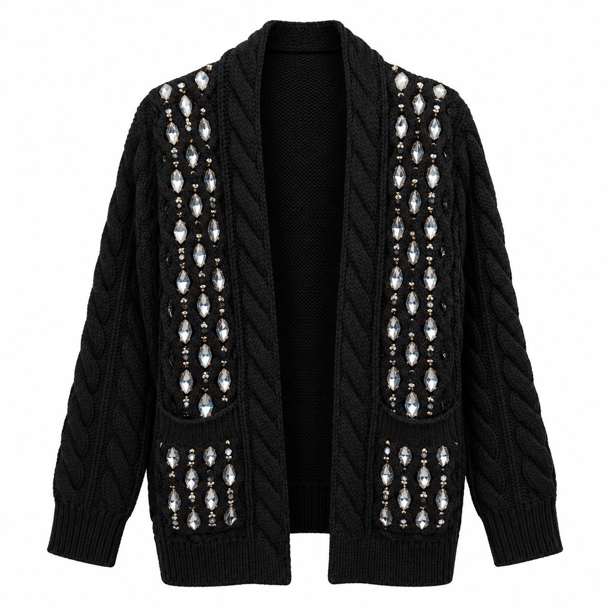 1EA1010-044 [EDWARD ACHOUR] Classic Knit Black #111524/1196/05 (EU)