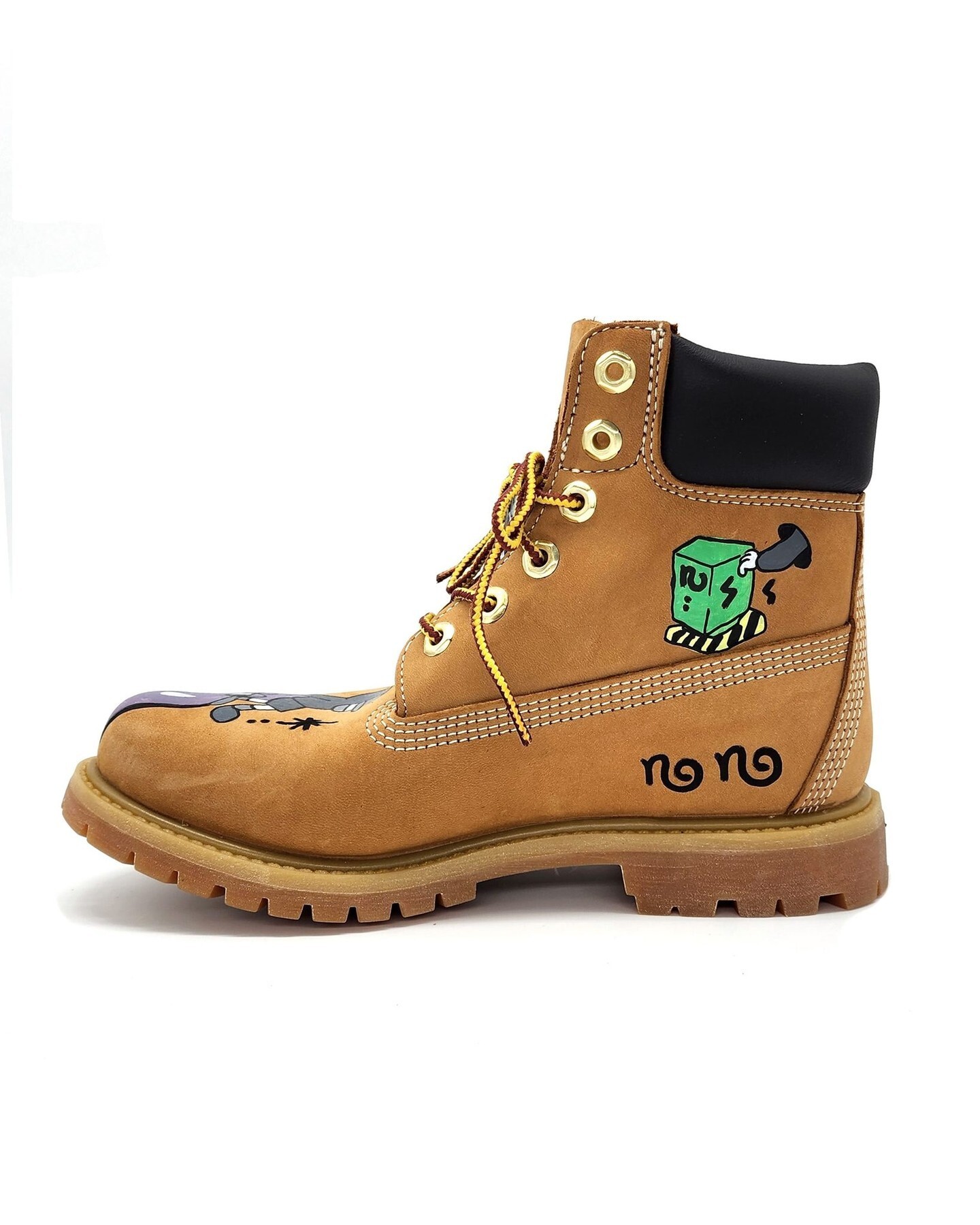 Mess-age x Timberland Taiwan /Miss N 1-of-1 custom painted boots