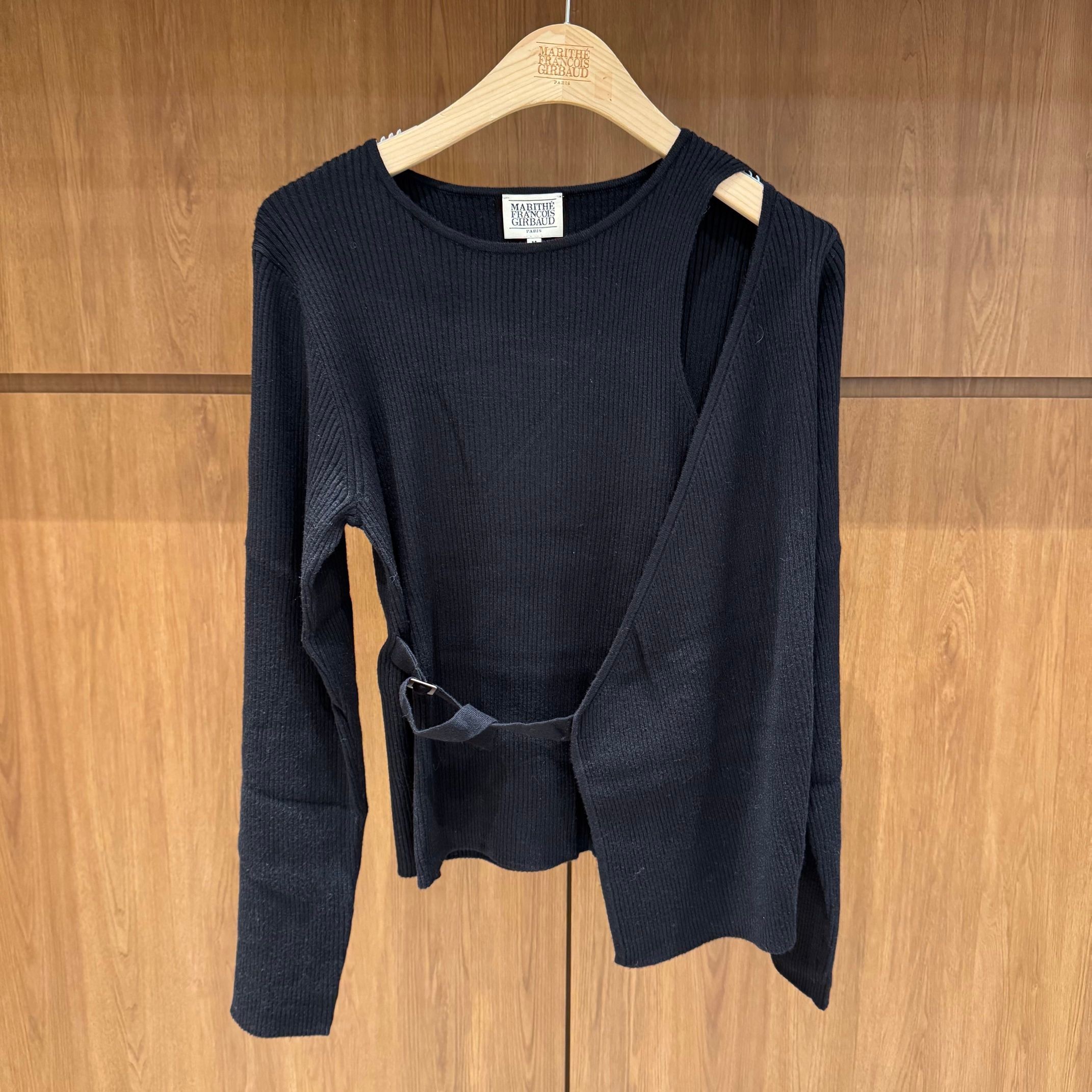 香港$930!!連線入code再減😱!! MARITHE FRANCOIS GIRBAUD (MFG)｜MFG46FKN104 W WRAP KNIT [2 colors] M416