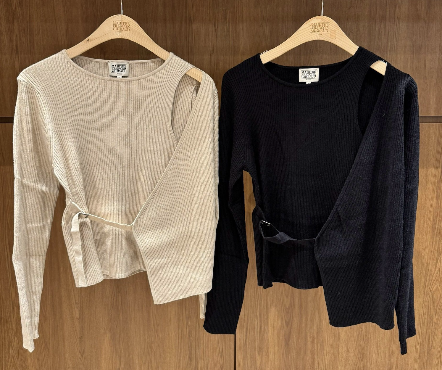 香港$930!!連線入code再減😱!! MARITHE FRANCOIS GIRBAUD (MFG)｜MFG46FKN104 W WRAP KNIT [2 colors] M416