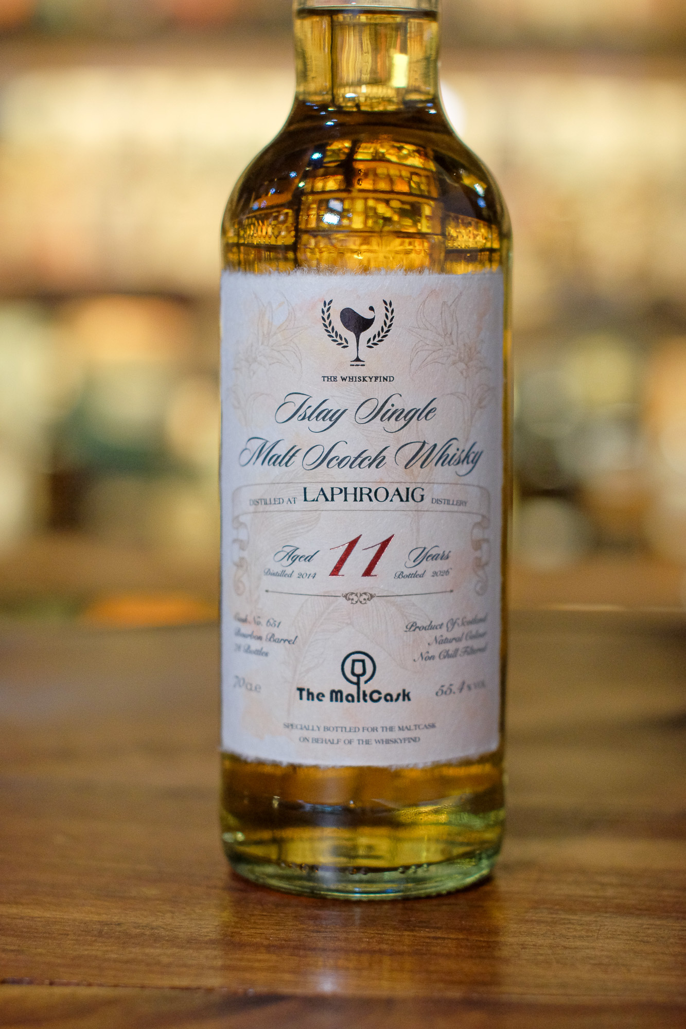 Laphroaig 2014/2026 11YO #651 55.4% The Whiskyfind x The MaltCask《不朽之歌》現金價$899