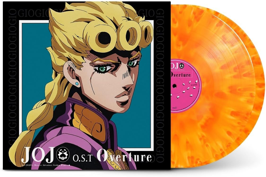 JoJo 的奇妙冒險 [LP] 黃金の風 O.S.T Vol.1 絕版限定黃金雙彩膠 / 黑膠唱片