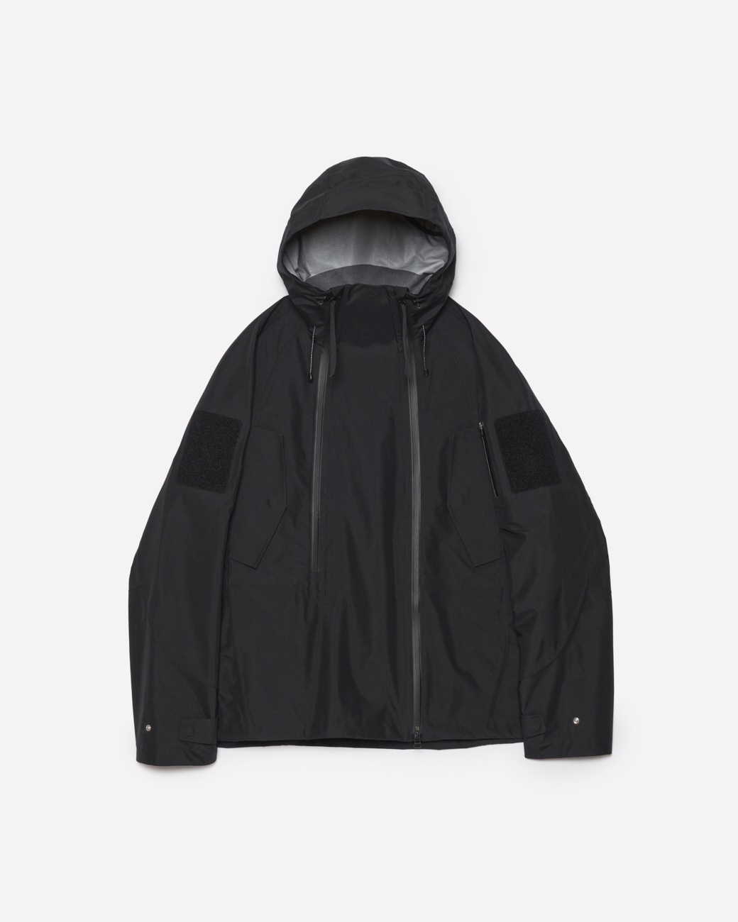 YDOT｜3Layer DN Tech Double Zip Jacket"Black"