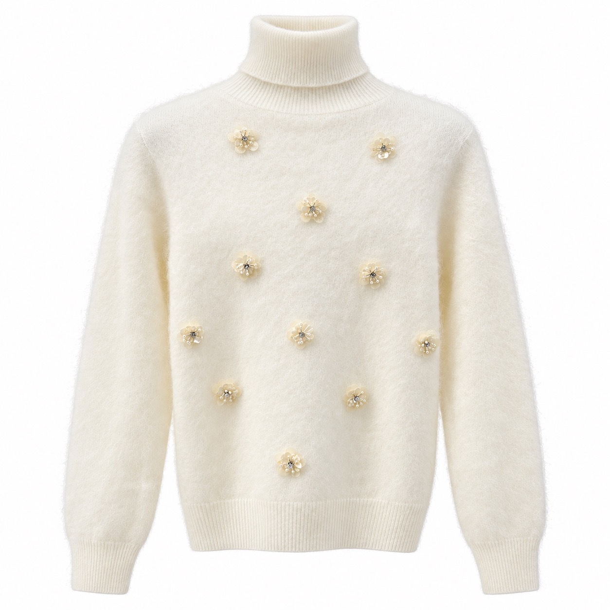 1EA1010-048 [EDWARD ACHOUR] Classic Knit Ivory #111512/1193/01 (EU)