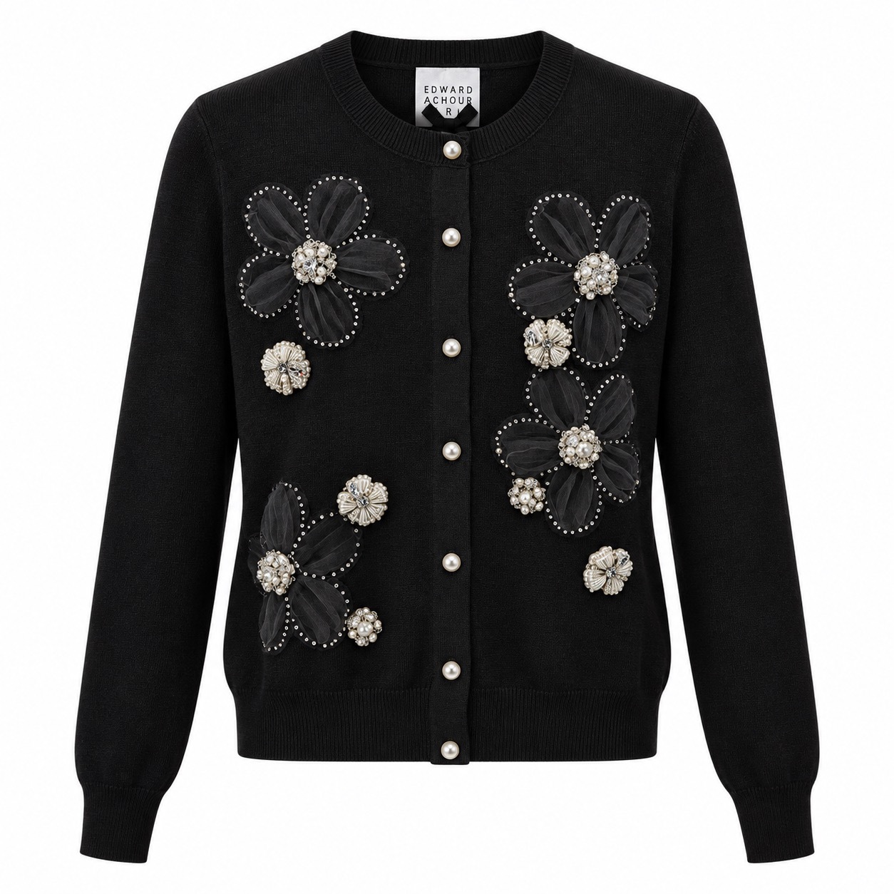1EA1010-047 [EDWARD ACHOUR] Classic Knit Black #111519/1194/05 (EU)