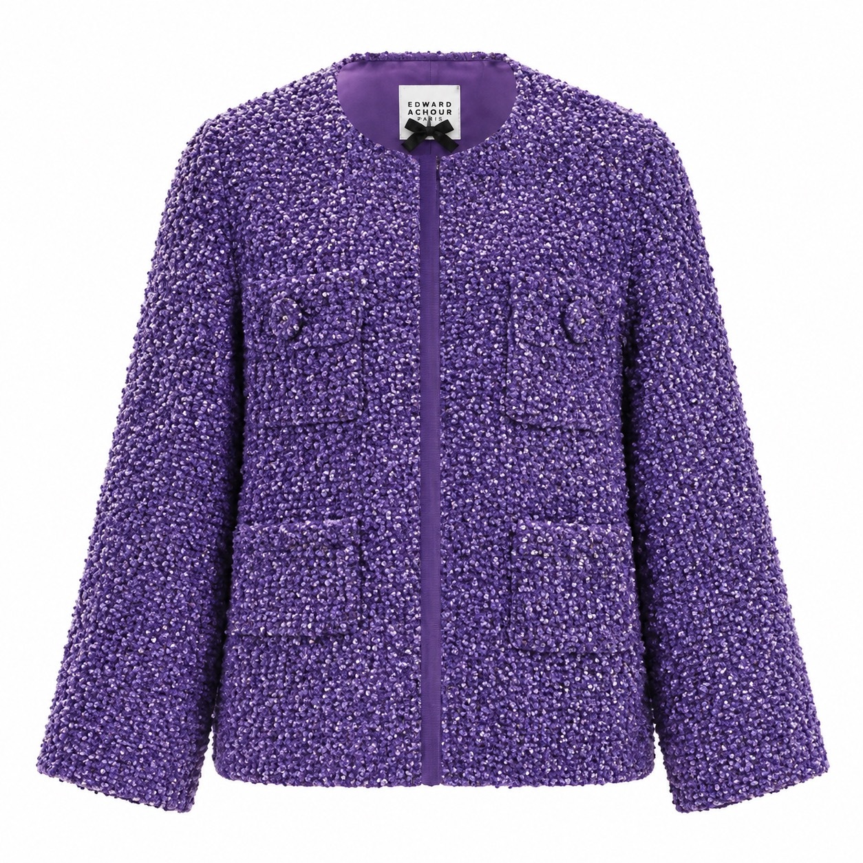1EA1010-060 [EDWARD ACHOUR] Women Jacket Violet #110120/1107/40 (EU)