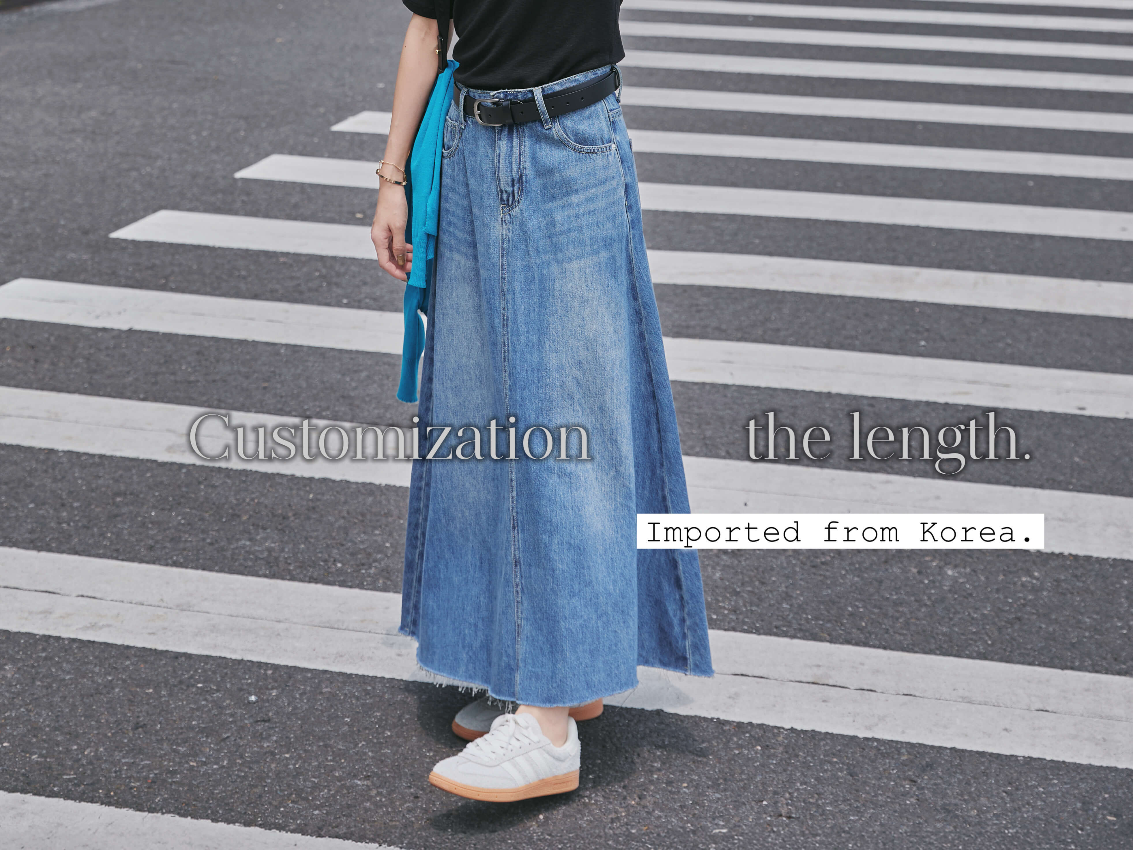 Flared Denim Maxi Skirt_SK2610L18