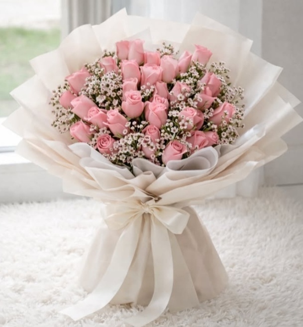pink roses bounce