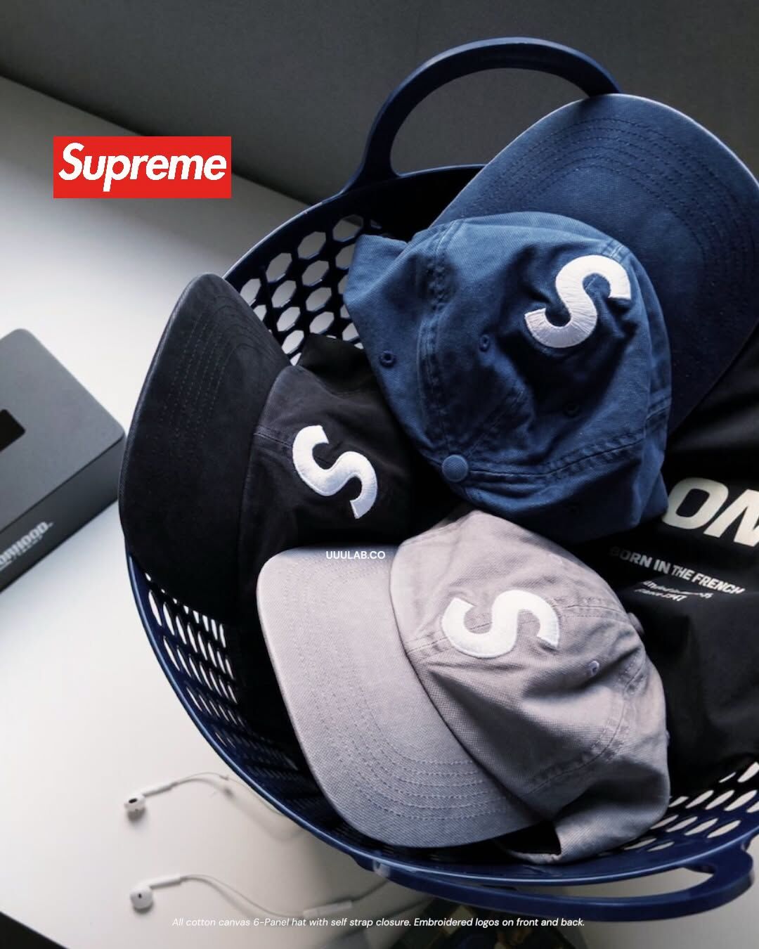 ｜🇺🇸海外限定｜SUPREME® S Logo  6-Panel Cap