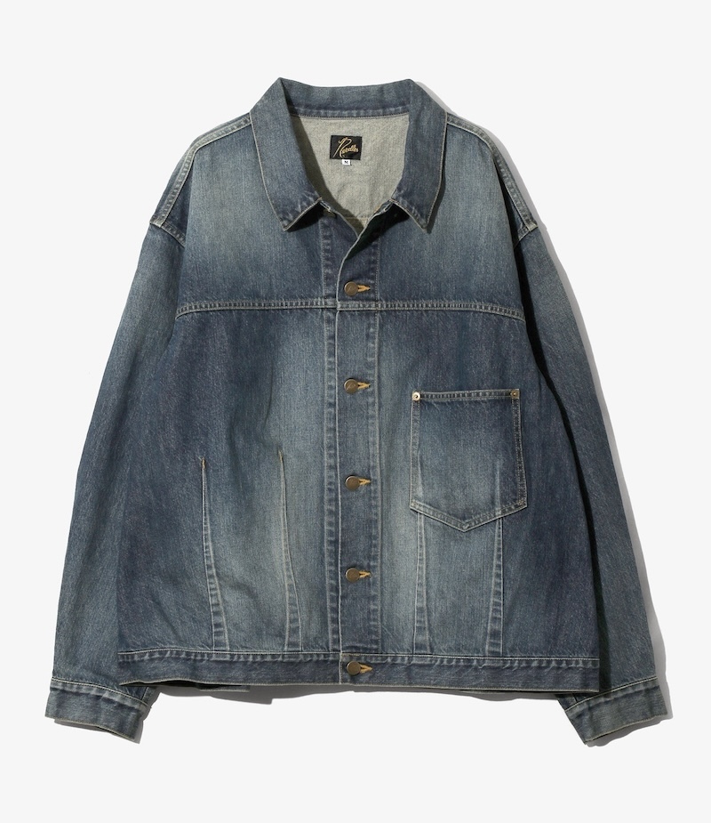 Needles - TY232 Needles Darts Bottom Jean Jacket - 12oz Denim - A-Indigo