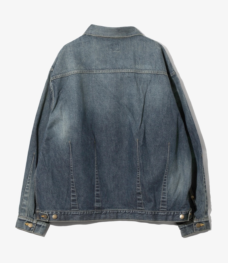 Needles - TY232 Needles Darts Bottom Jean Jacket - 12oz Denim - A-Indigo