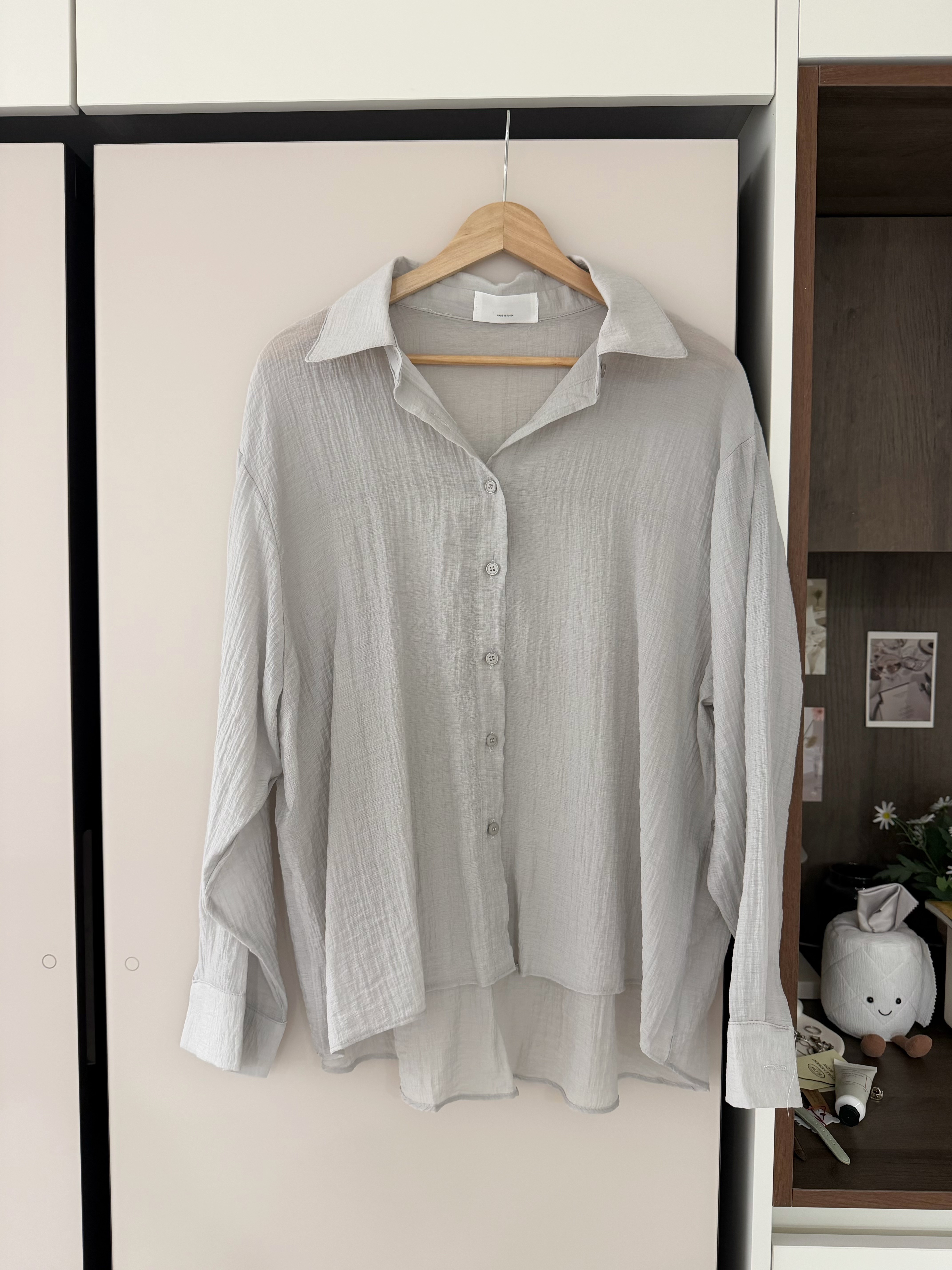 KR753 輕盈透氣樹紋SHIRT-3色
