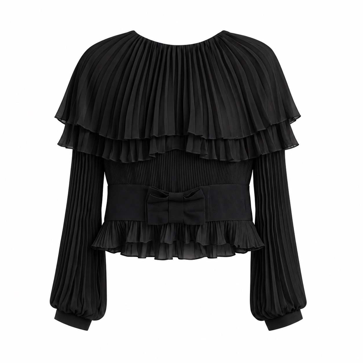 1EA1010-197 [EDWARD ACHOUR] Women Top Black/Black #110708/1146/128 (EU)