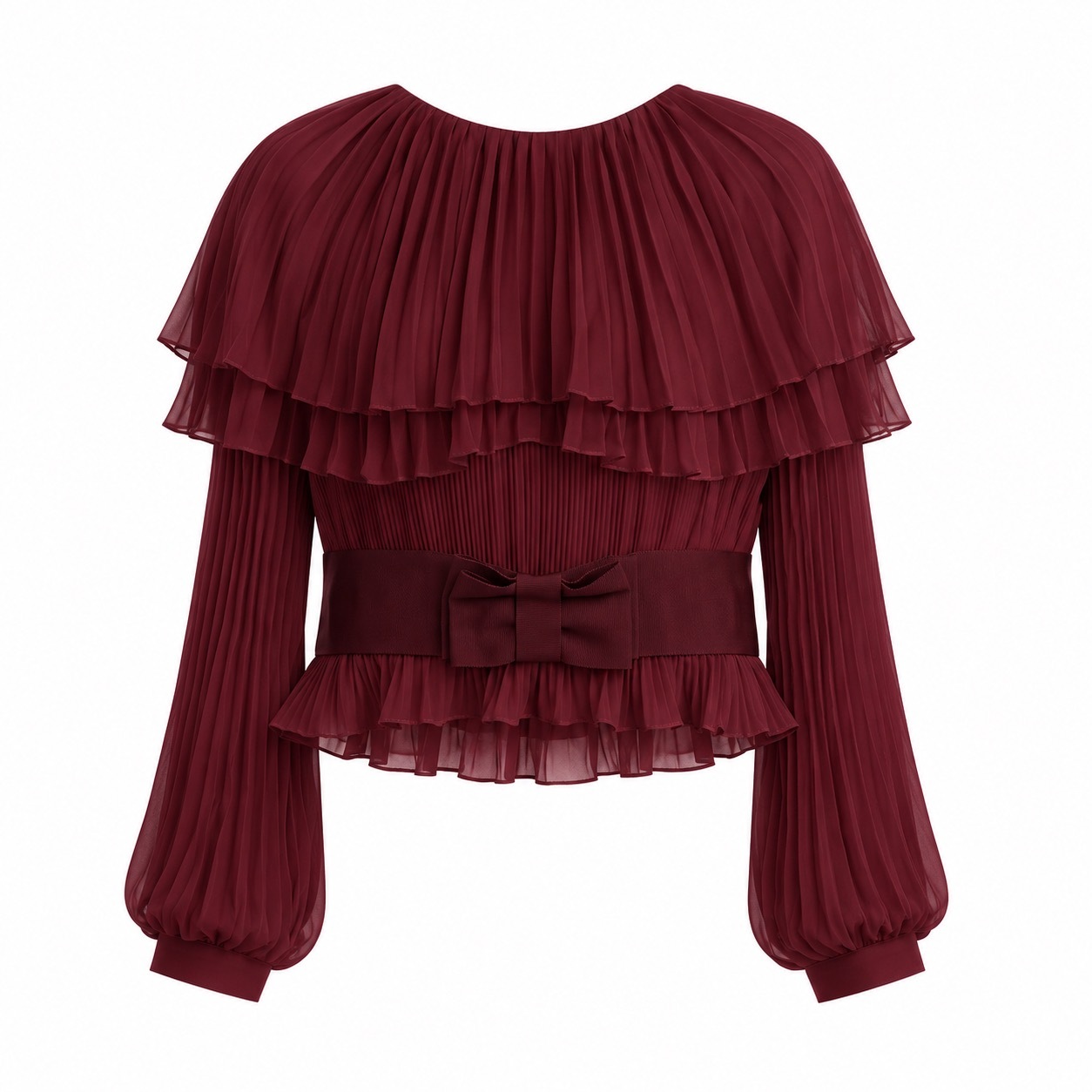 1EA1010-198 [EDWARD ACHOUR] Women Top Bordeaux #110708/1146/33 (EU)