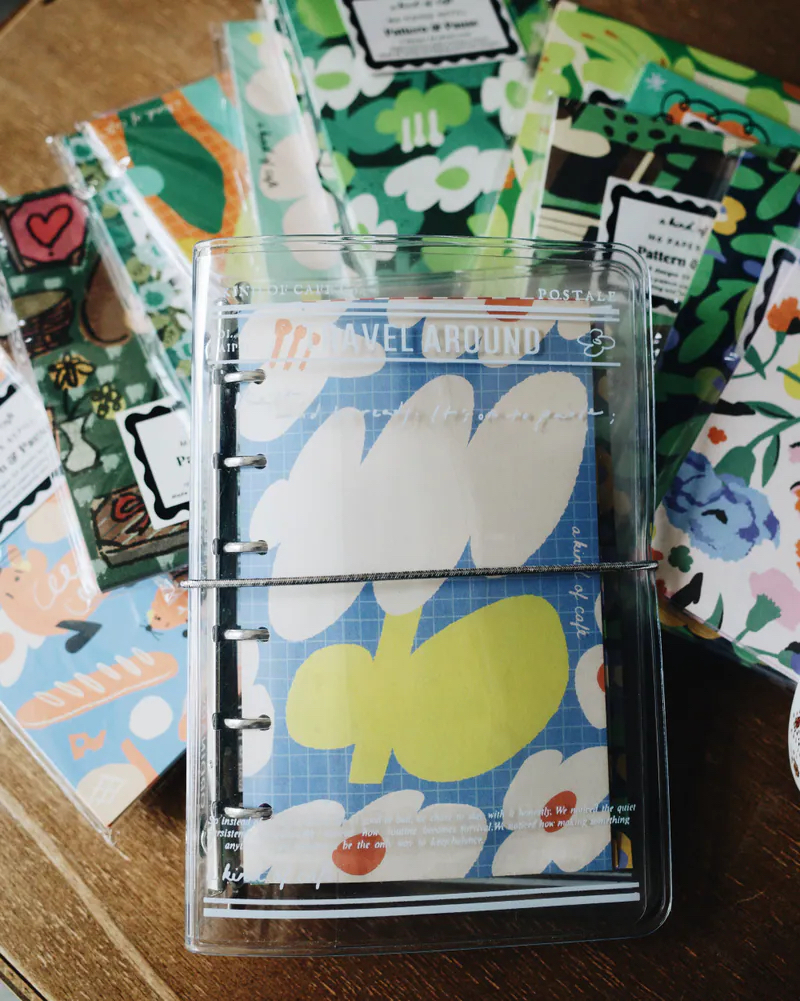 旅行報刊 透明硬殼 M6 活頁手帳｜什物 A KIND OF CAFE