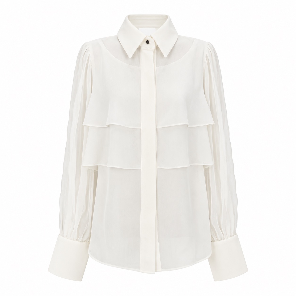 1EA1010-161 [EDWARD ACHOUR] Women Blouse White #110622/1146/01 (EU)