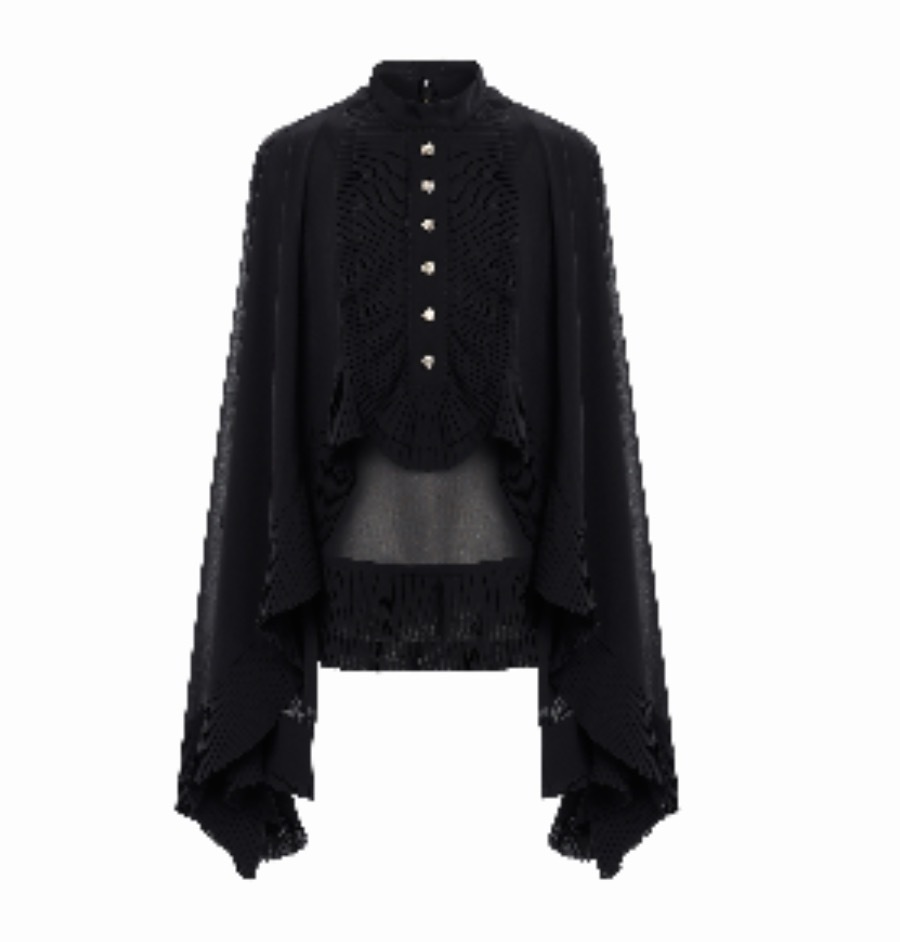 1EA1010-166 [EDWARD ACHOUR] Women Blouse Black #110628/1146/05 (EU)