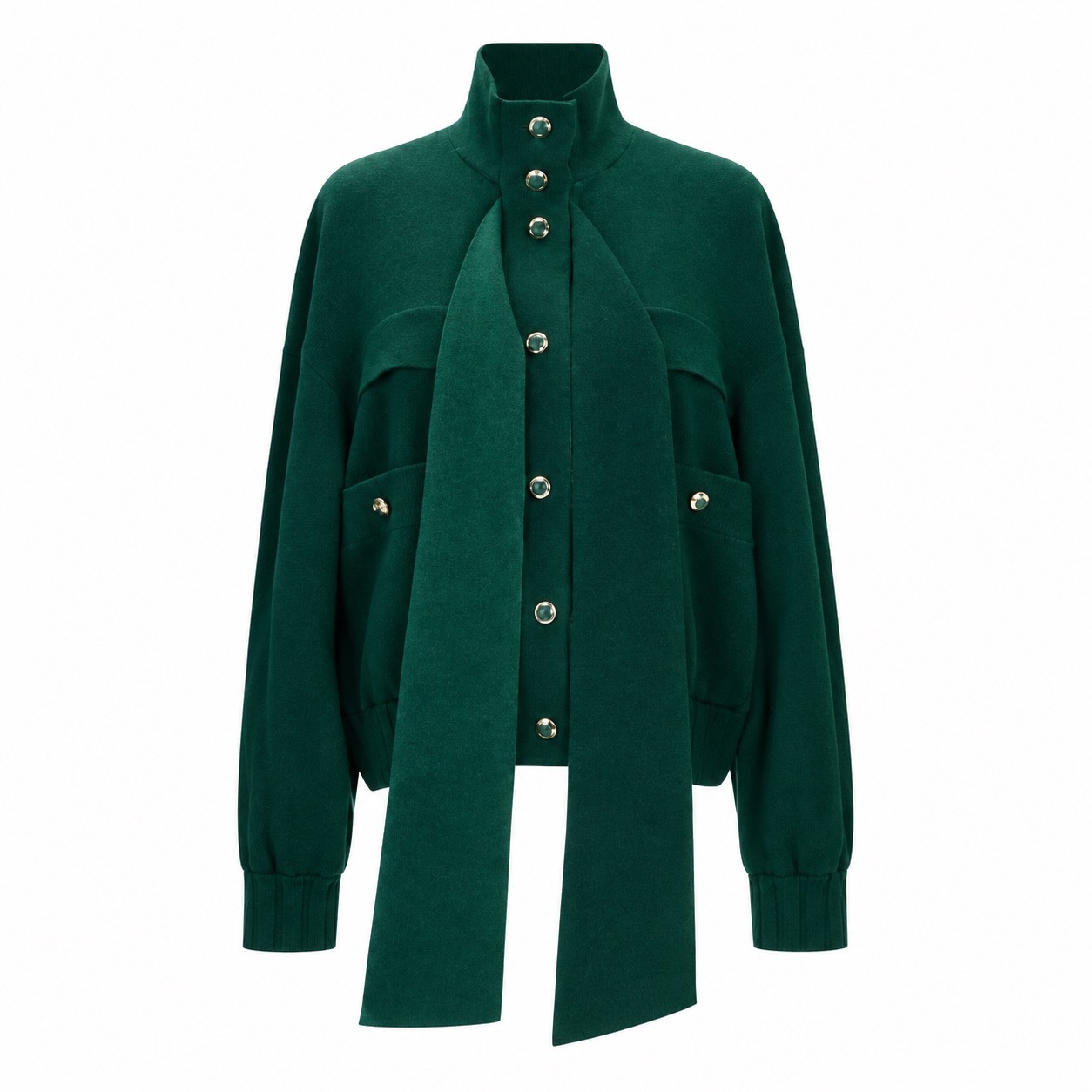 1EA1010-173 [EDWARD ACHOUR] Women Blouse Green #110631/1153/06 (EU)