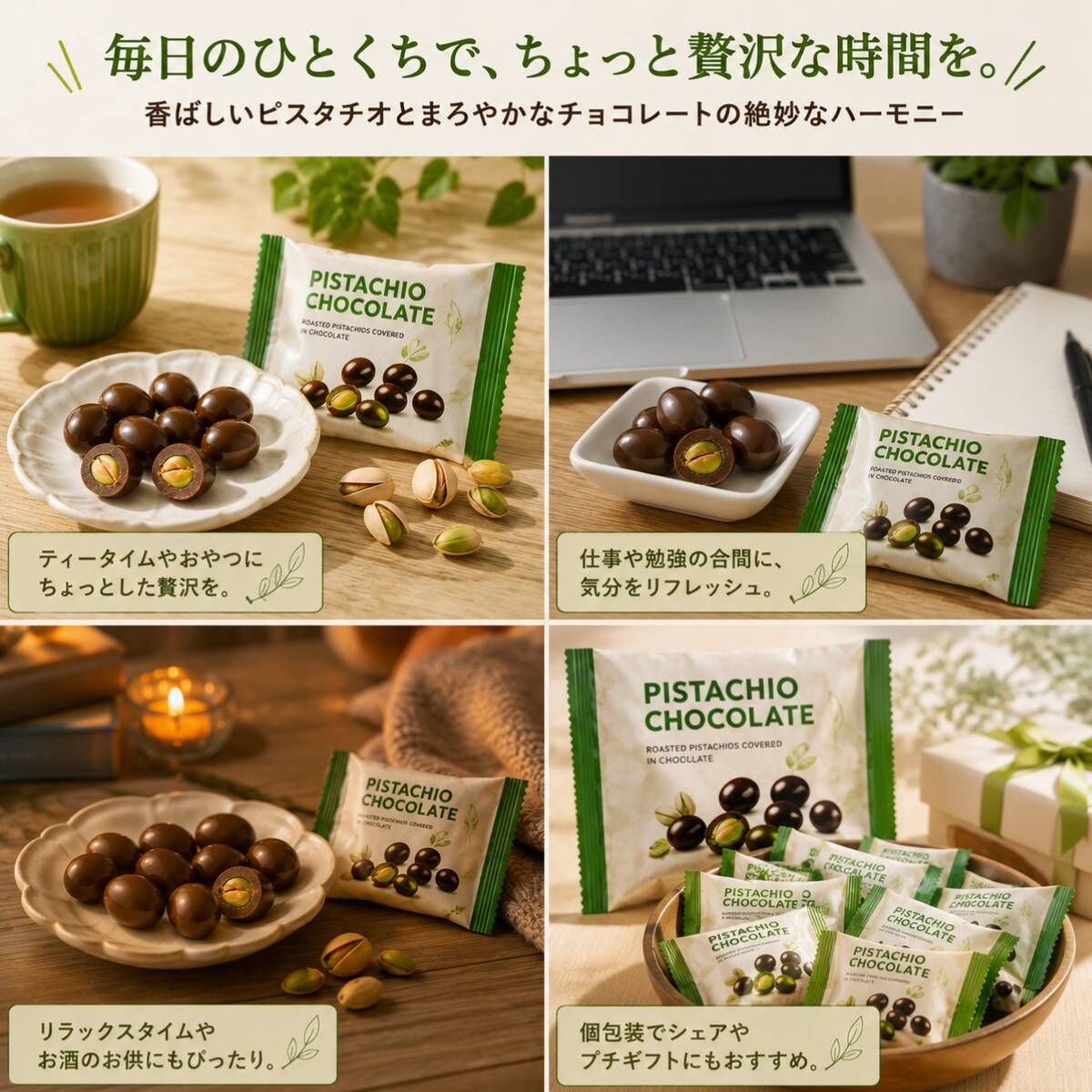 【Costco限定】JP 香烤開心果朱古力 0967 TK261007