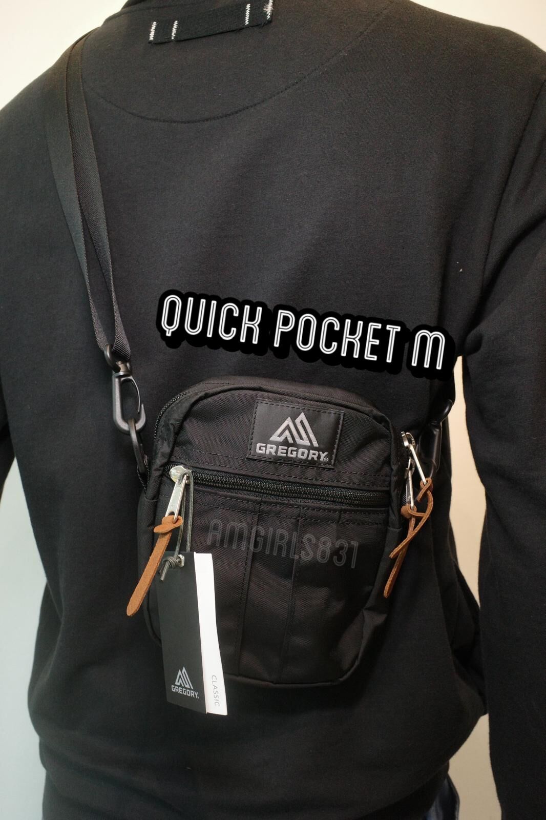 GREGORY QUICK POCKET M Black