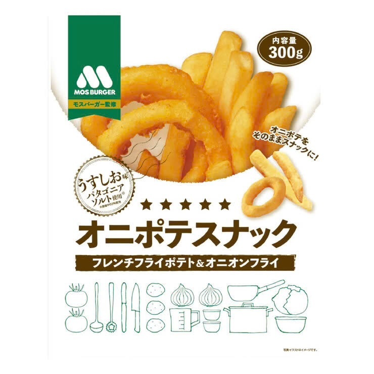 【Costco限定】JP 巨大增量 Mos Burger 洋蔥圈薯條 原味 300g 1445 TK261007