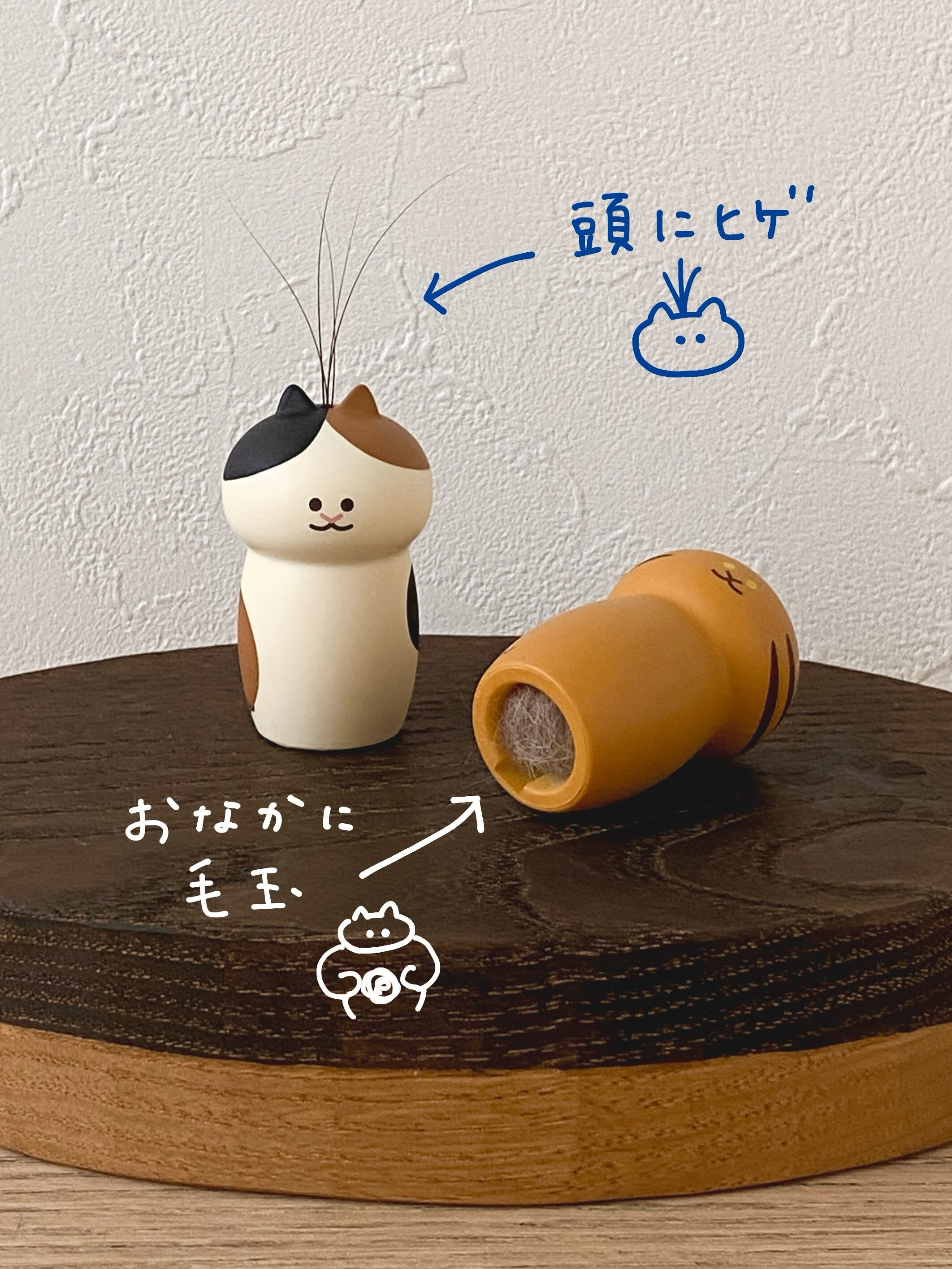 【現貨】裝貓鬚的貓貓木偶扭蛋 (全5種)