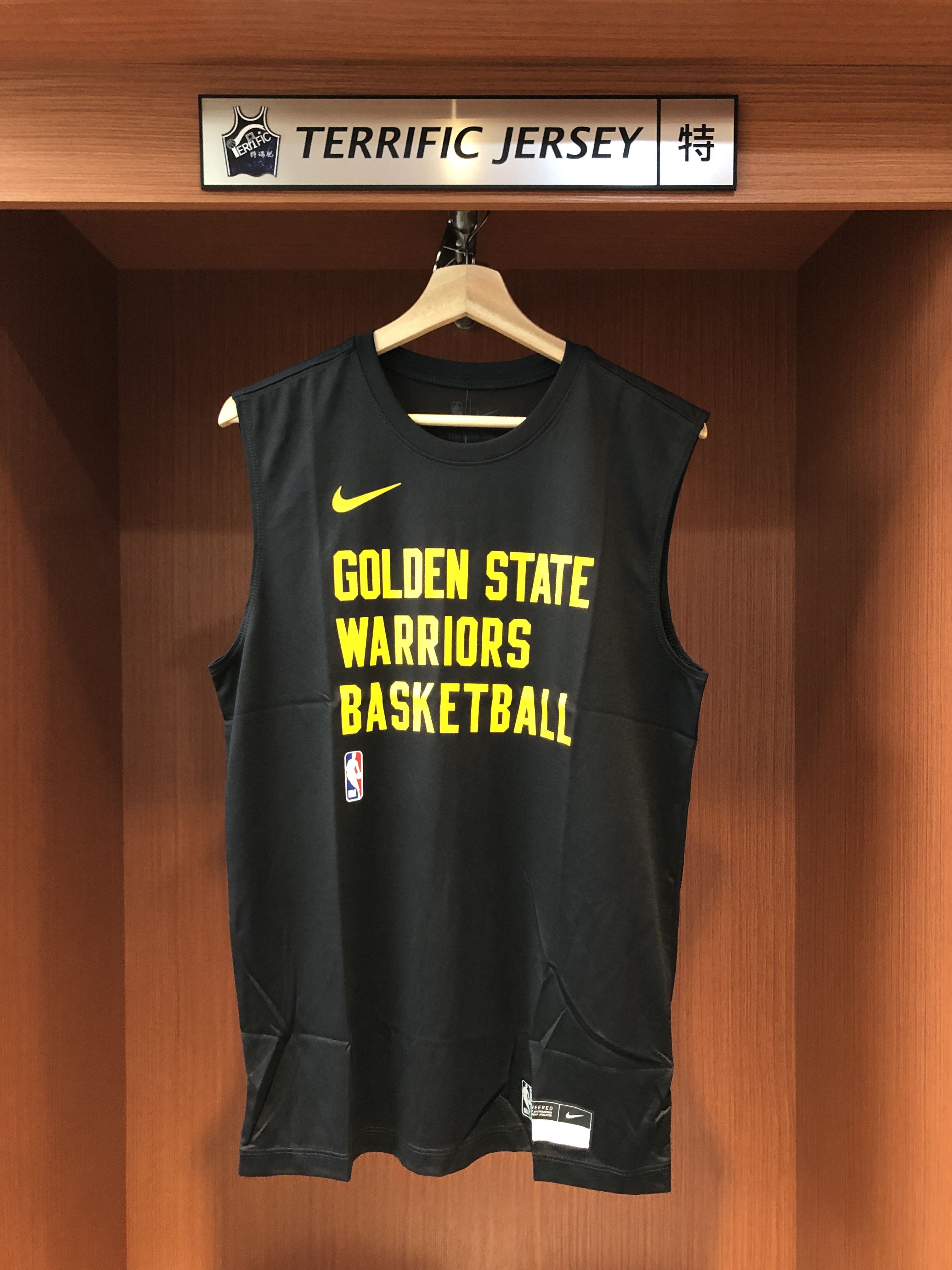 NBA背心 Golden State Warriors 金州勇士黑 23-24 熱身背心 球員實穿款 Nike Practice Tank Top 排汗背心 全新