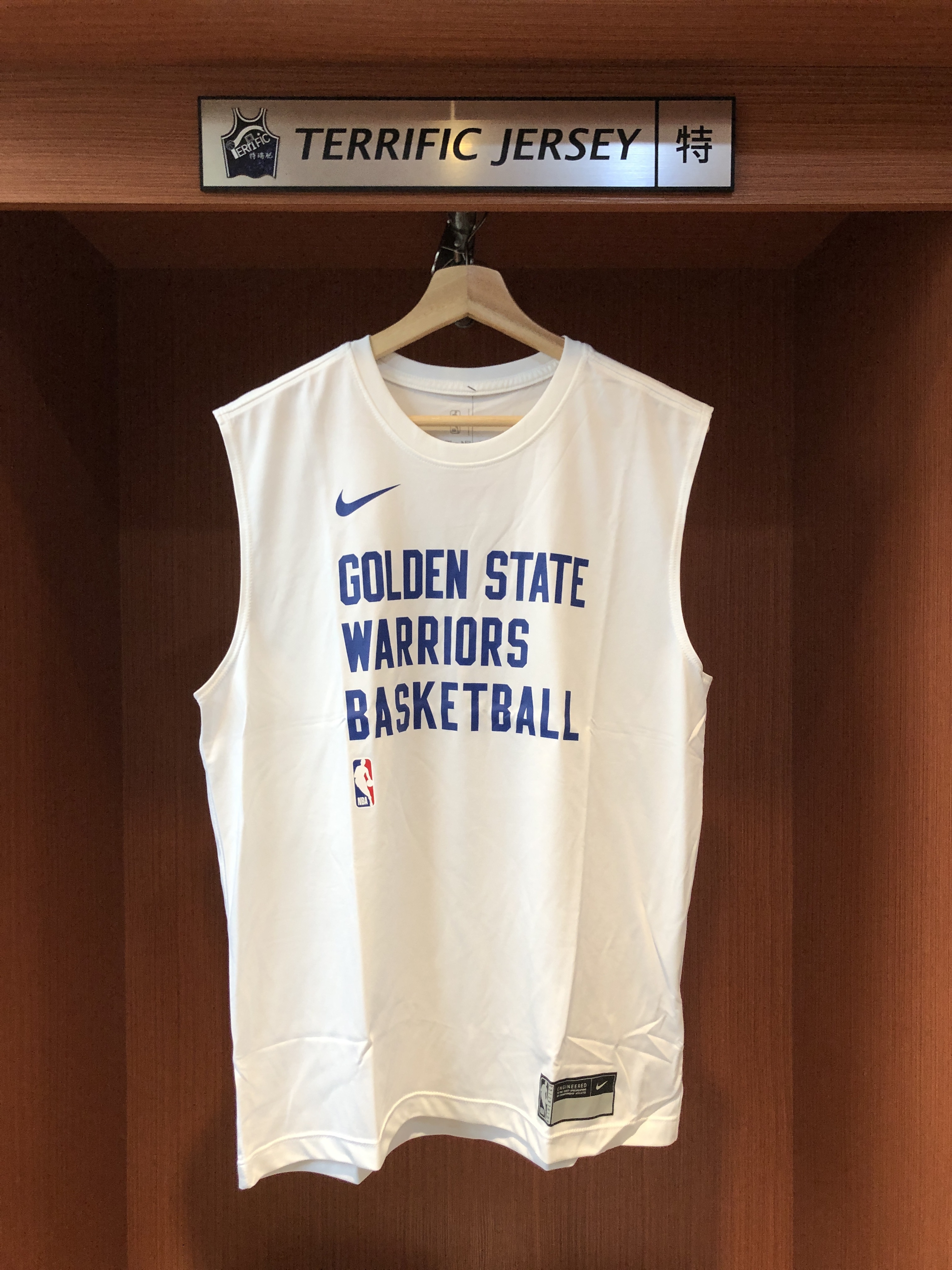 NBA背心 Golden State Warriors 金州勇士白 23-24 熱身背心 球員實穿款 Nike Practice Tank Top 排汗背心 全新
